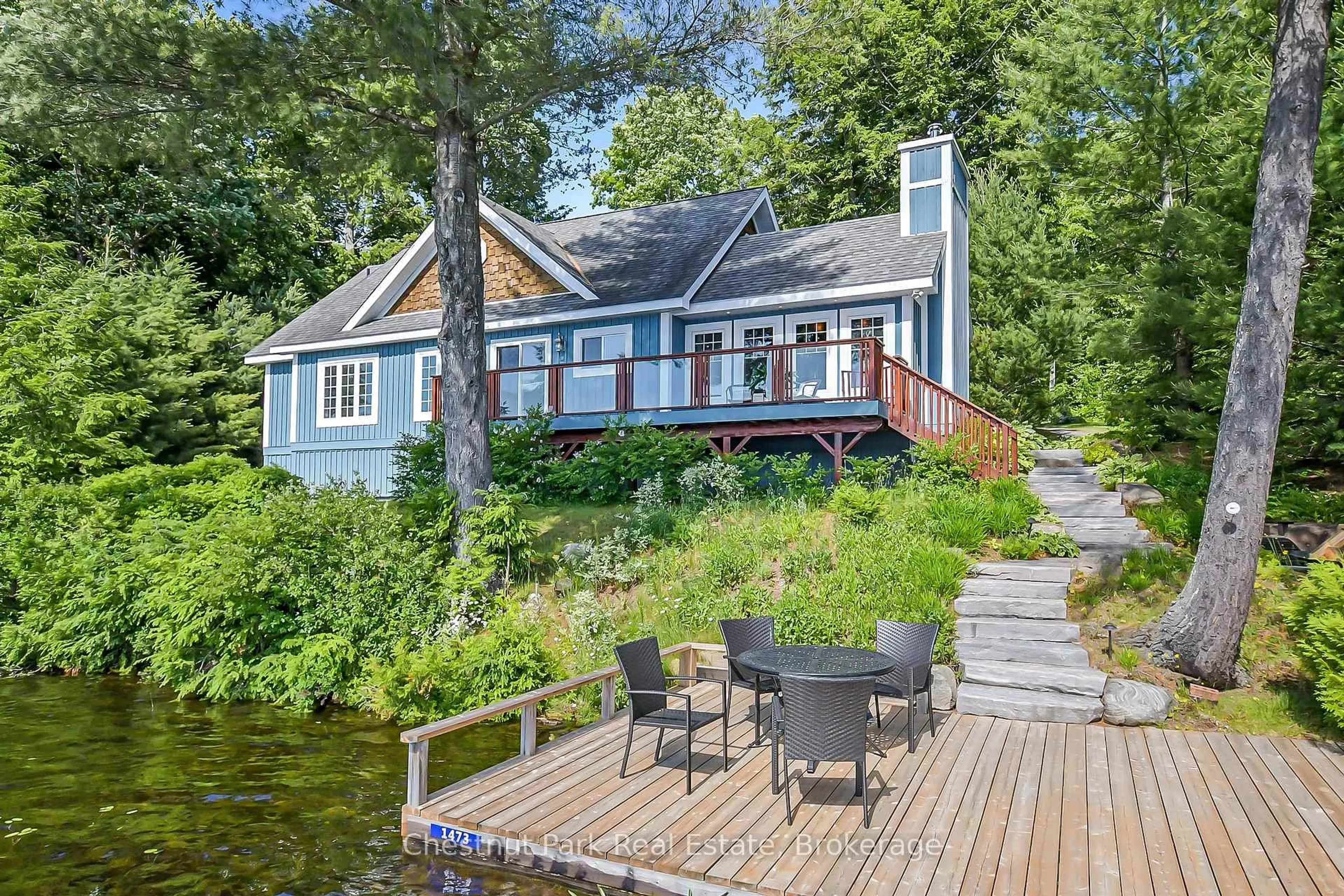 Patio, water/lake/river/ocean view for 1473 Bay Lake Rd, Perry Ontario P0A 1J0
