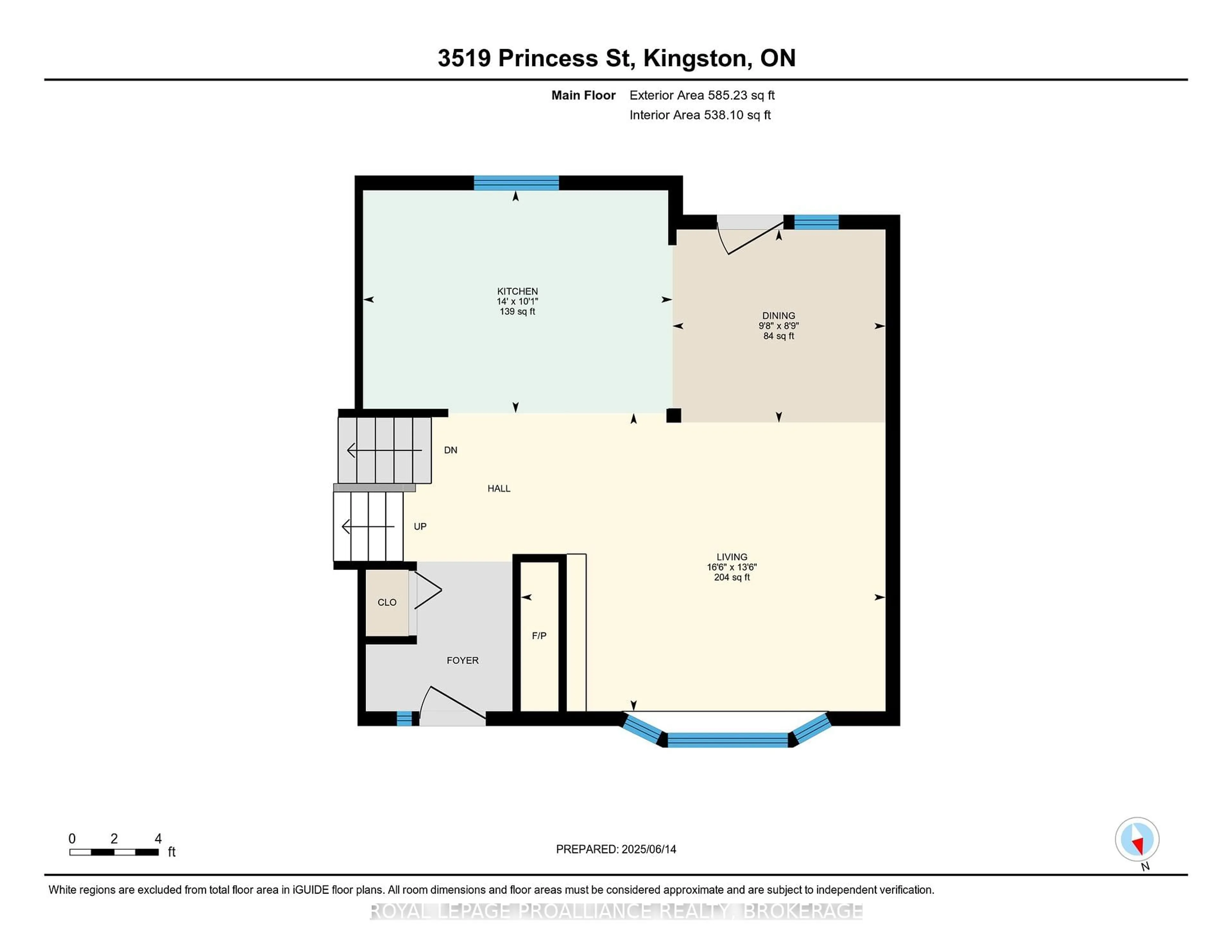 Floor plan for 3519 Princess St, Kingston Ontario K7P 3A7