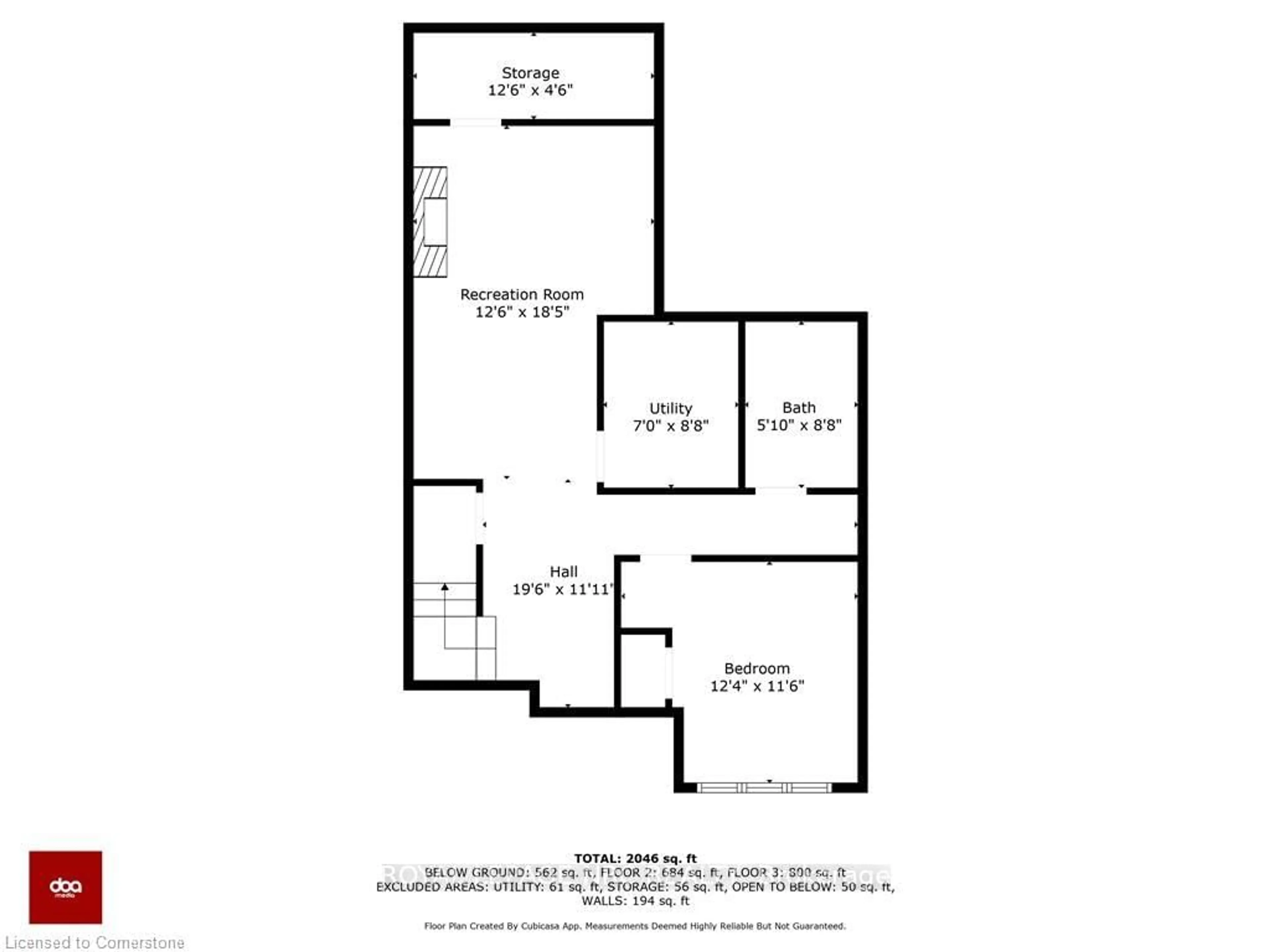Floor plan for 181 Livingston Ave, Grimsby Ontario L3M 5M3
