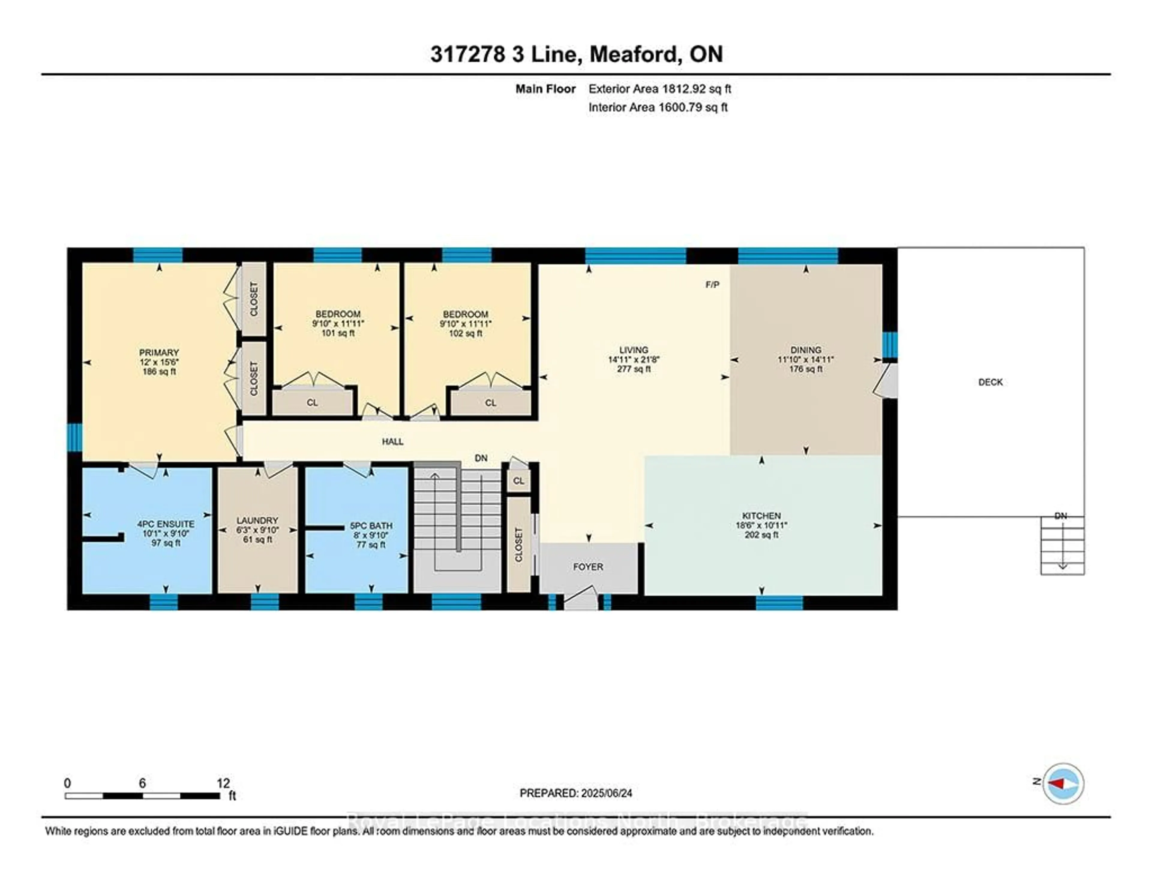 Floor plan for 317278 3 Line, Meaford Ontario N4L 1W7