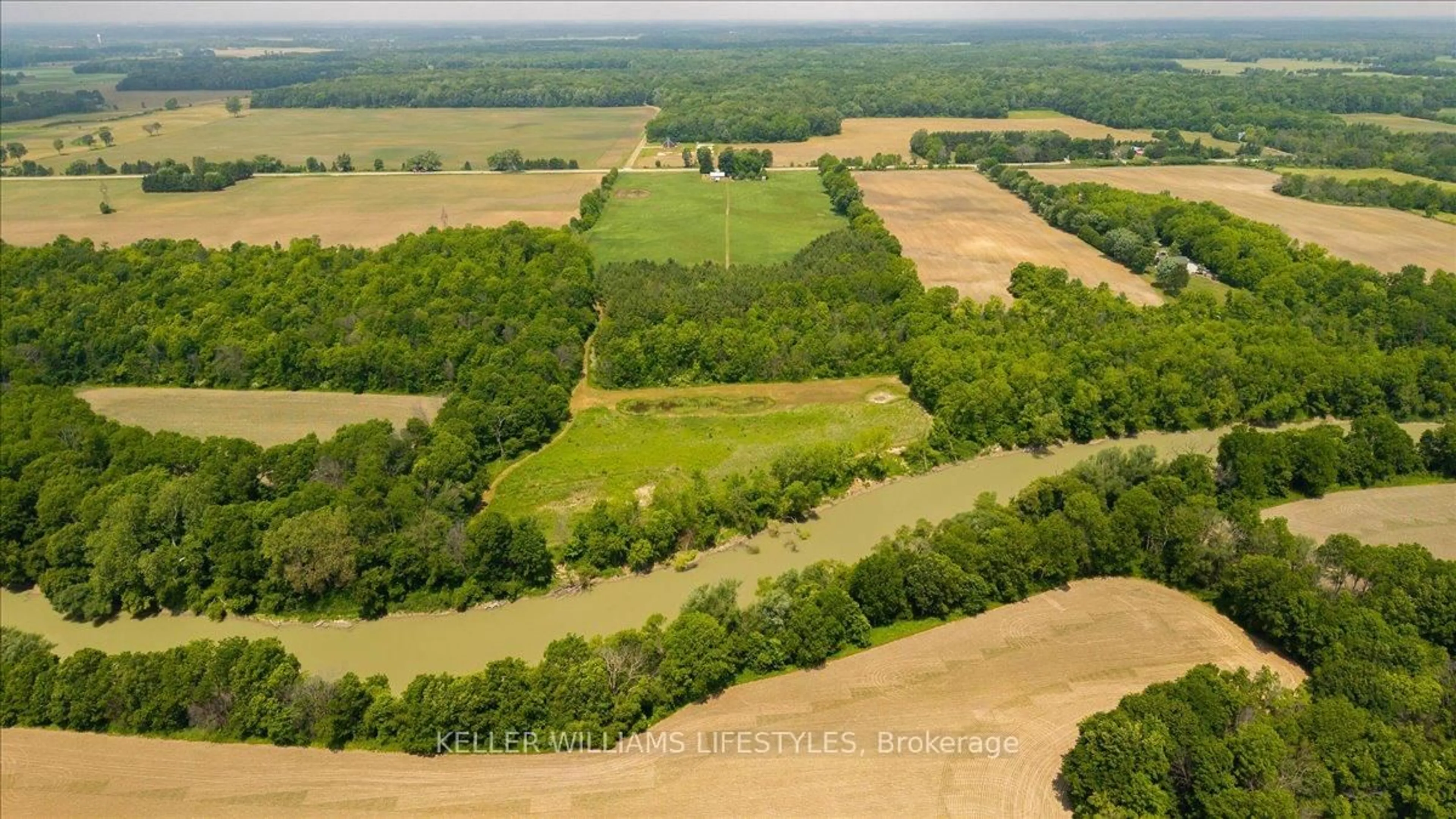 A pic from outside/outdoor area/front of a property/back of a property/a pic from drone, forest/trees view for 837 Longwoods Rd, Southwest Middlesex Ontario N0L 1Z0