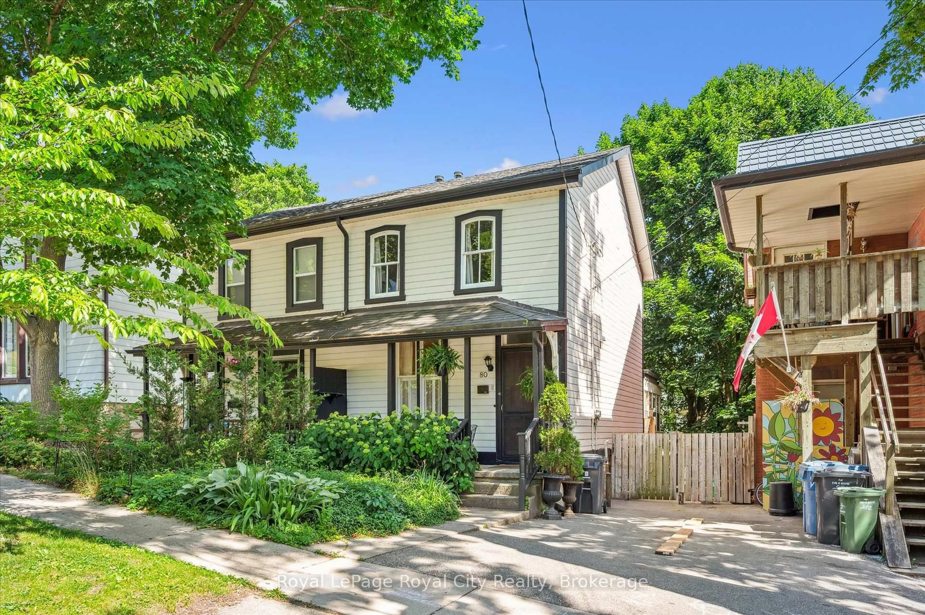 Home with brick exterior material, street for 80 Cork St, Guelph Ontario N1H 2X4