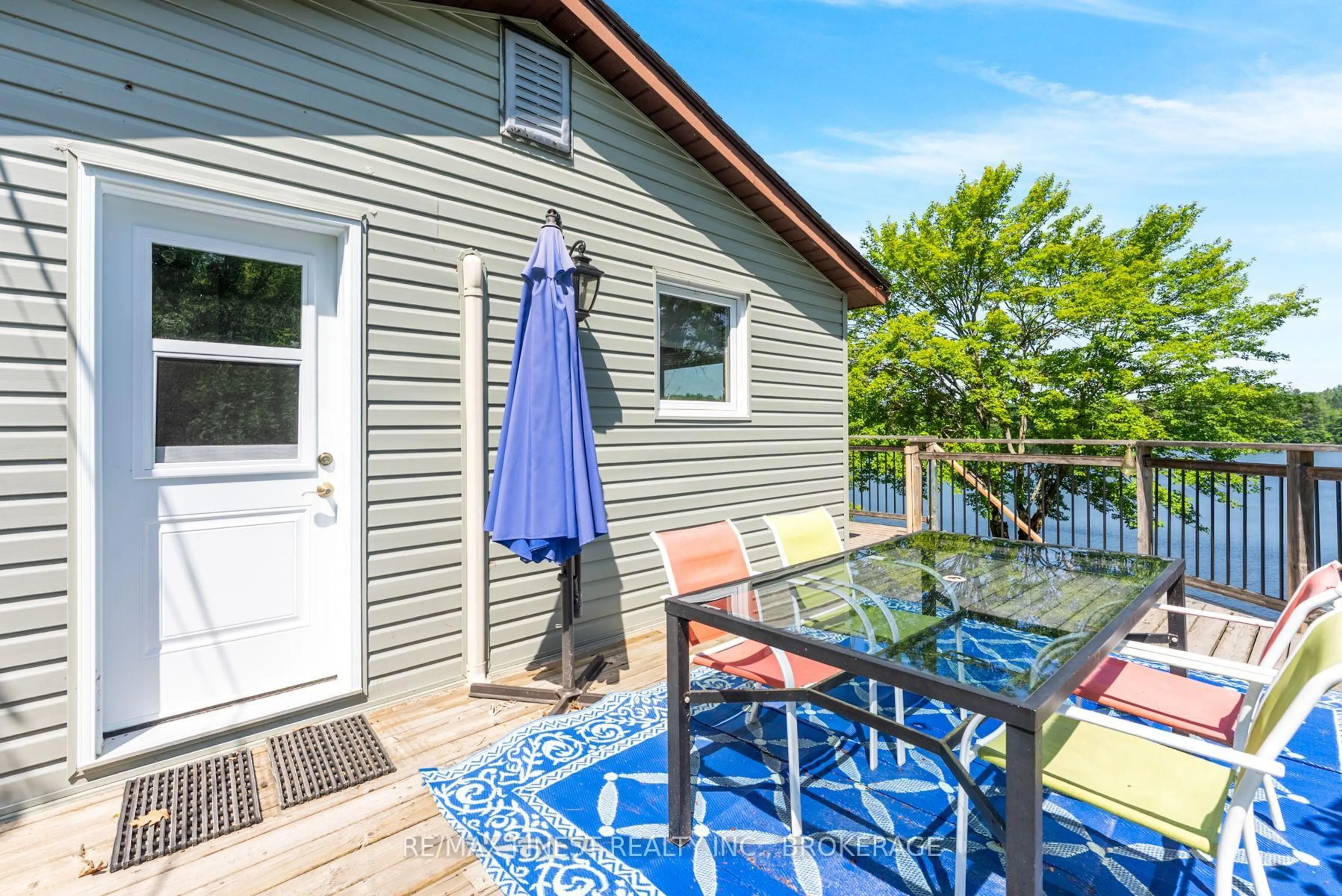 Patio, water/lake/river/ocean view for 59 Oak Haven Lane, Tichborne Ontario K0H 2V0
