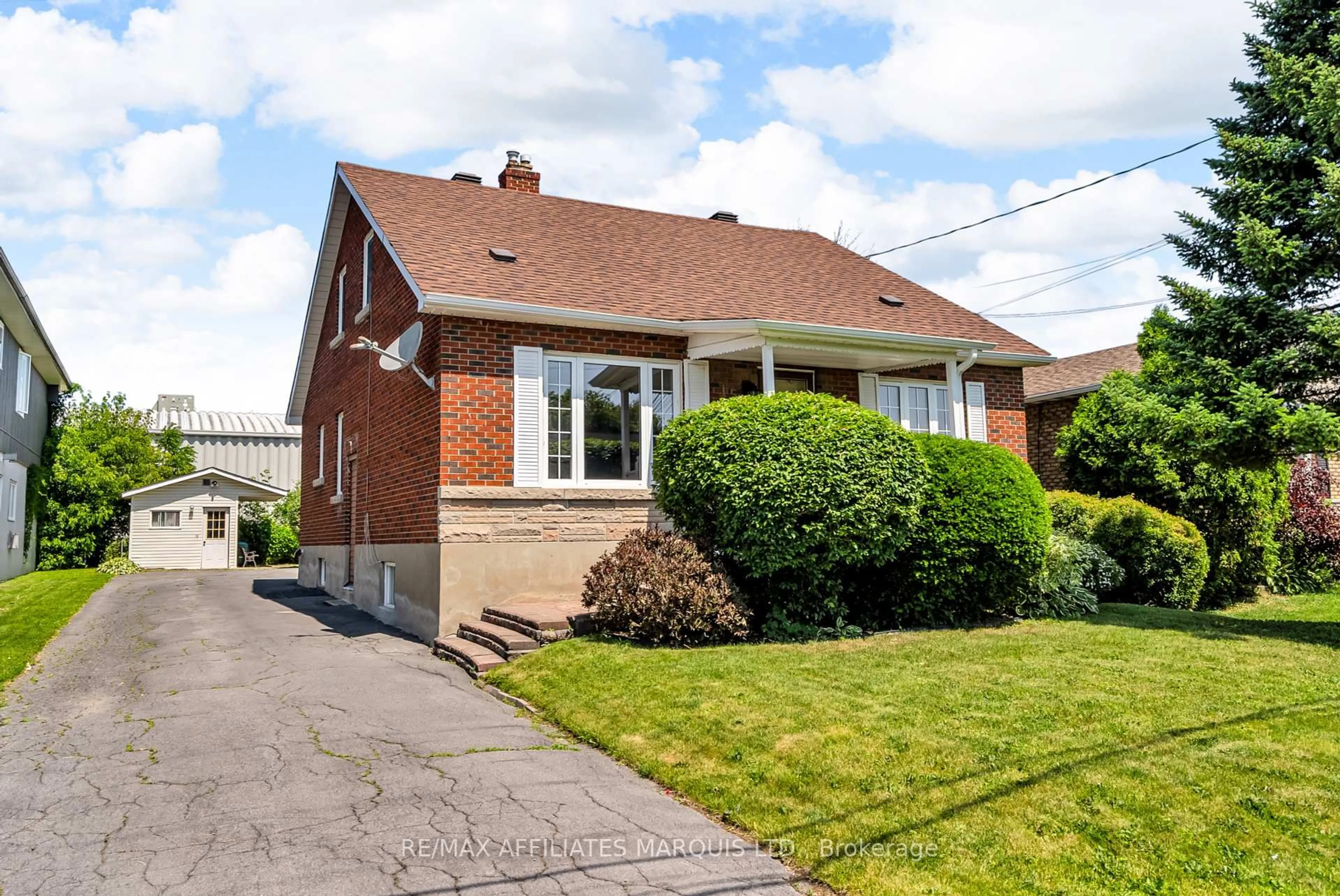 Home with brick exterior material, street for 15-15A Christy St, Cornwall Ontario K6H 3B9