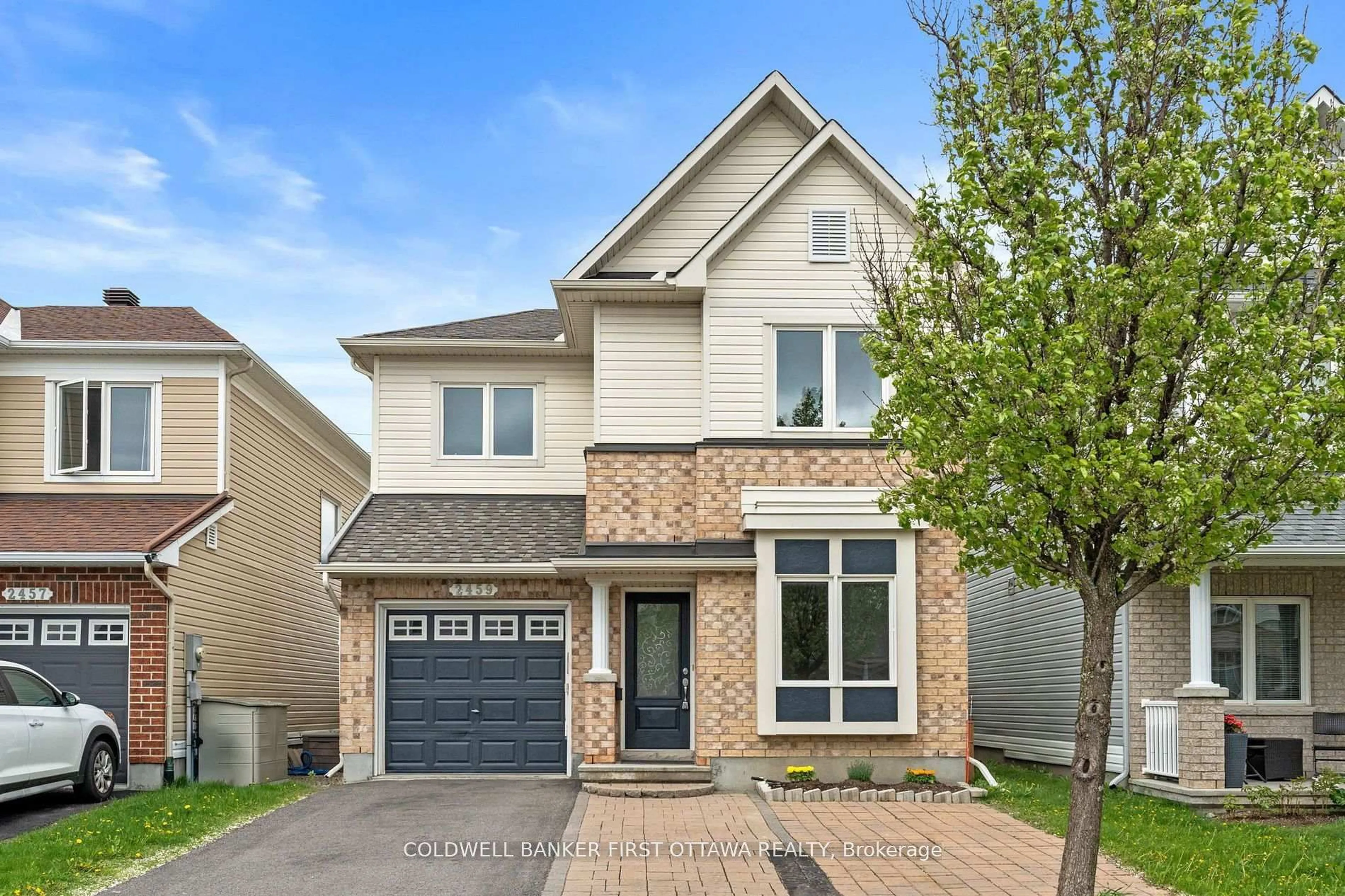 Home with brick exterior material, street for 2459 ESPRIT Dr, Ottawa Ontario K4A 0S3