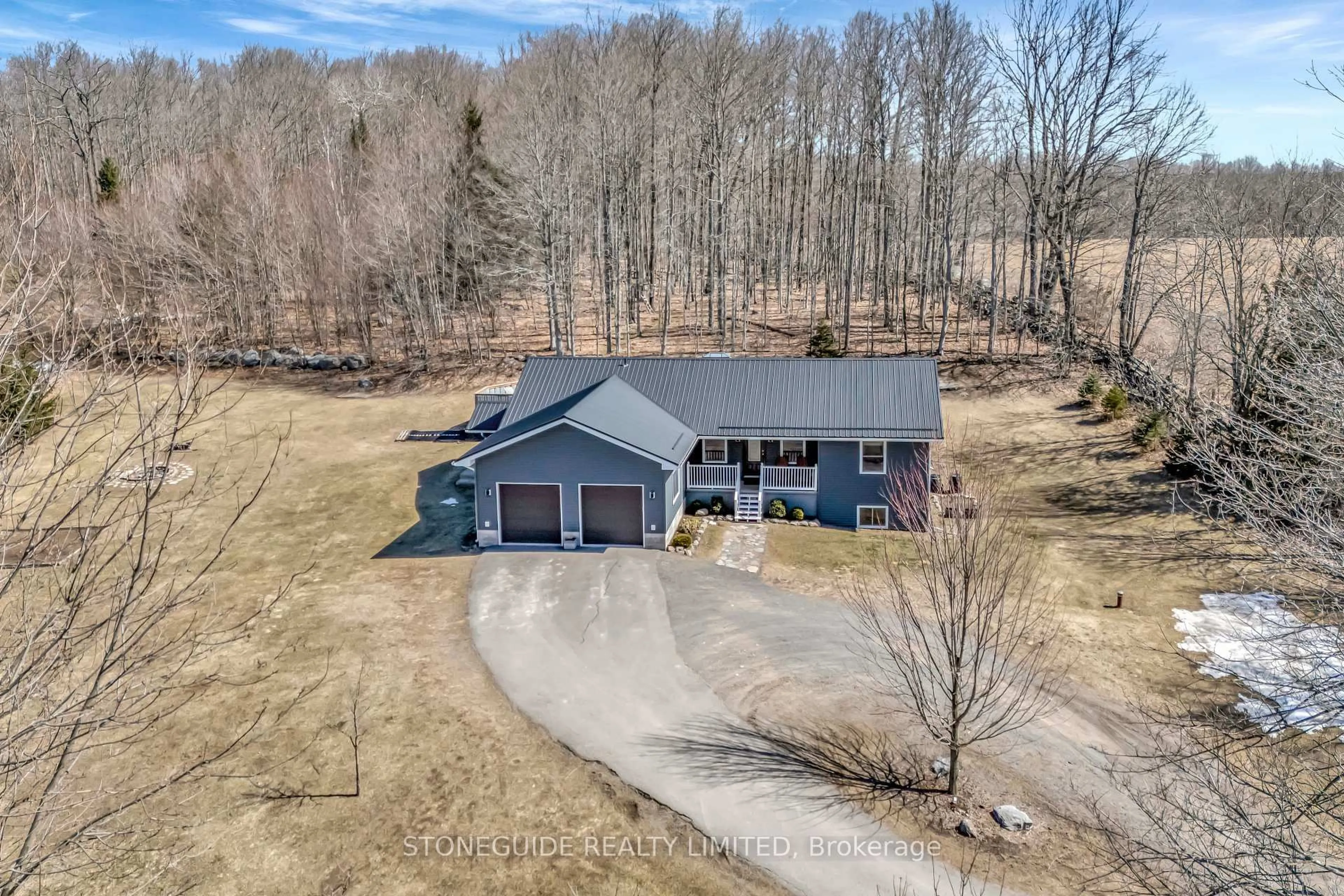 A pic from outside/outdoor area/front of a property/back of a property/a pic from drone, unknown for 258 Robinson Rd, Thomasburg Ontario K0K 3H0