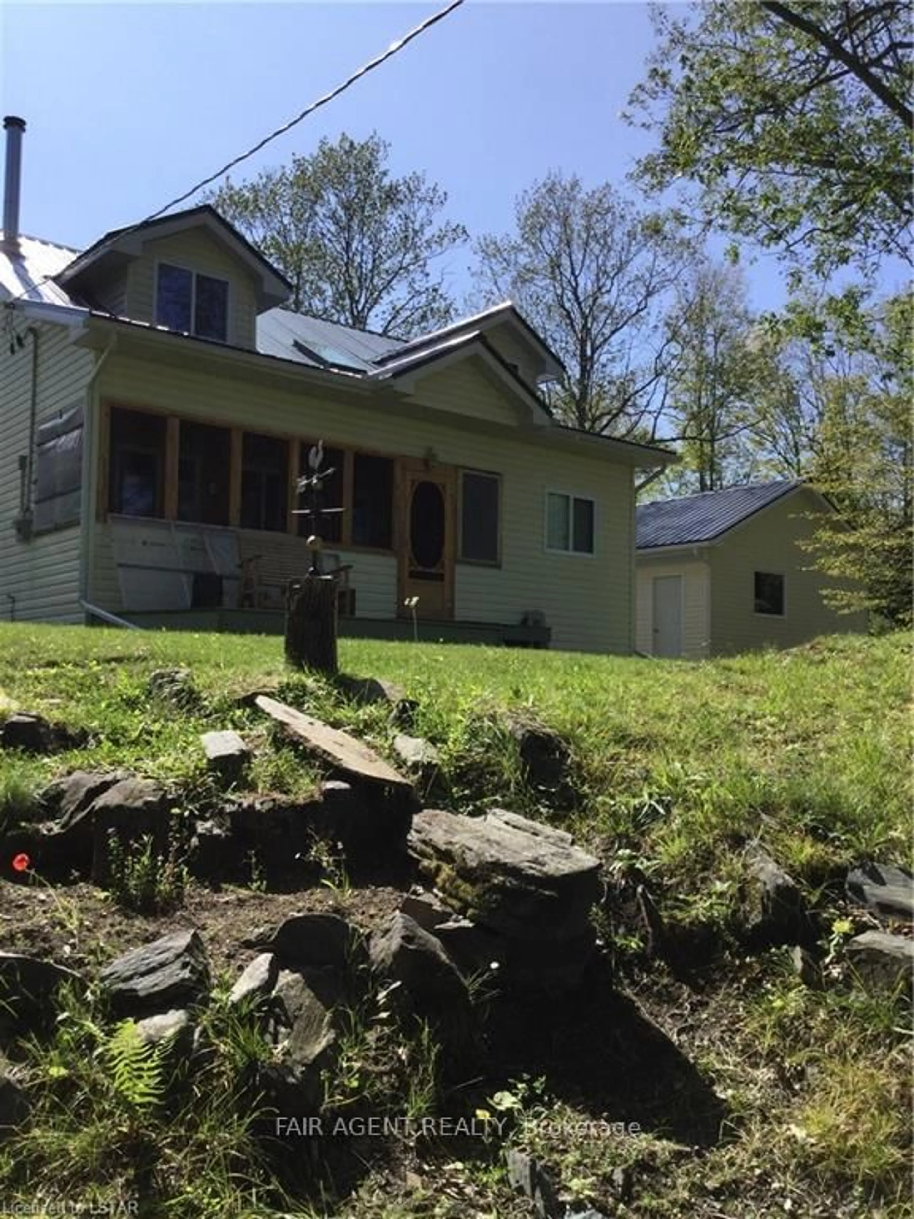 A pic from outside/outdoor area/front of a property/back of a property/a pic from drone, unknown for 1165B KIRK KOVE Rd, Arden Ontario K0H 1B0