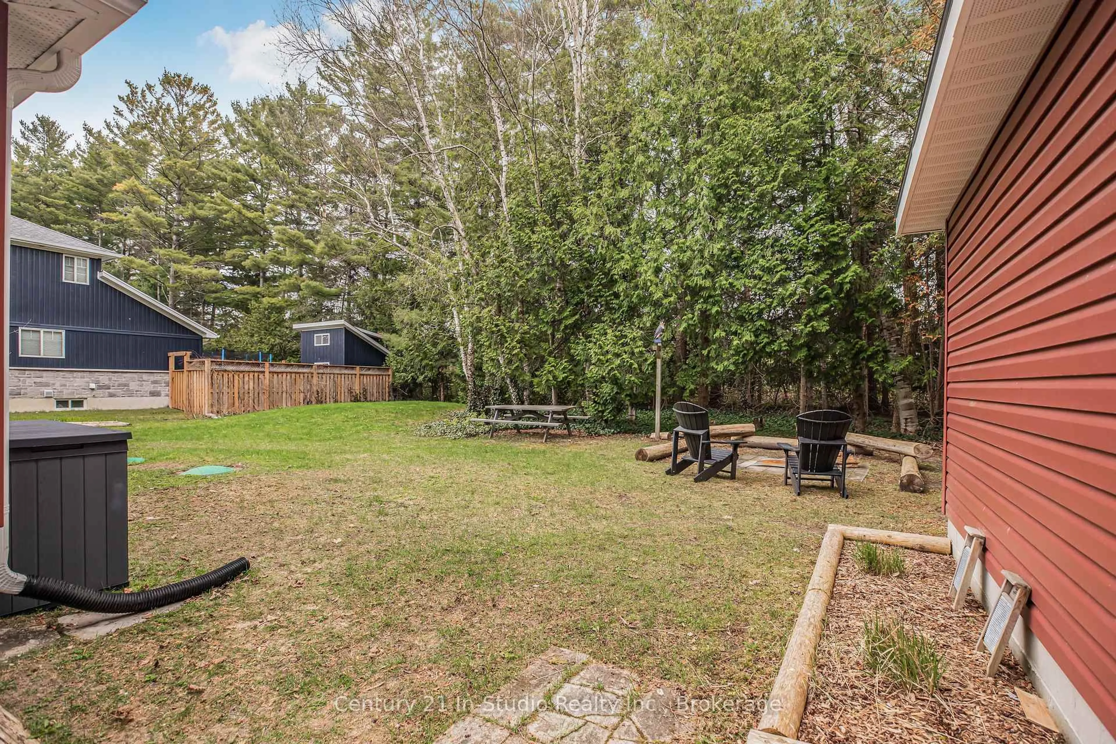 Patio, forest/trees view for 17 Cammidge Cres, South Bruce Peninsula Ontario N0H 2G0