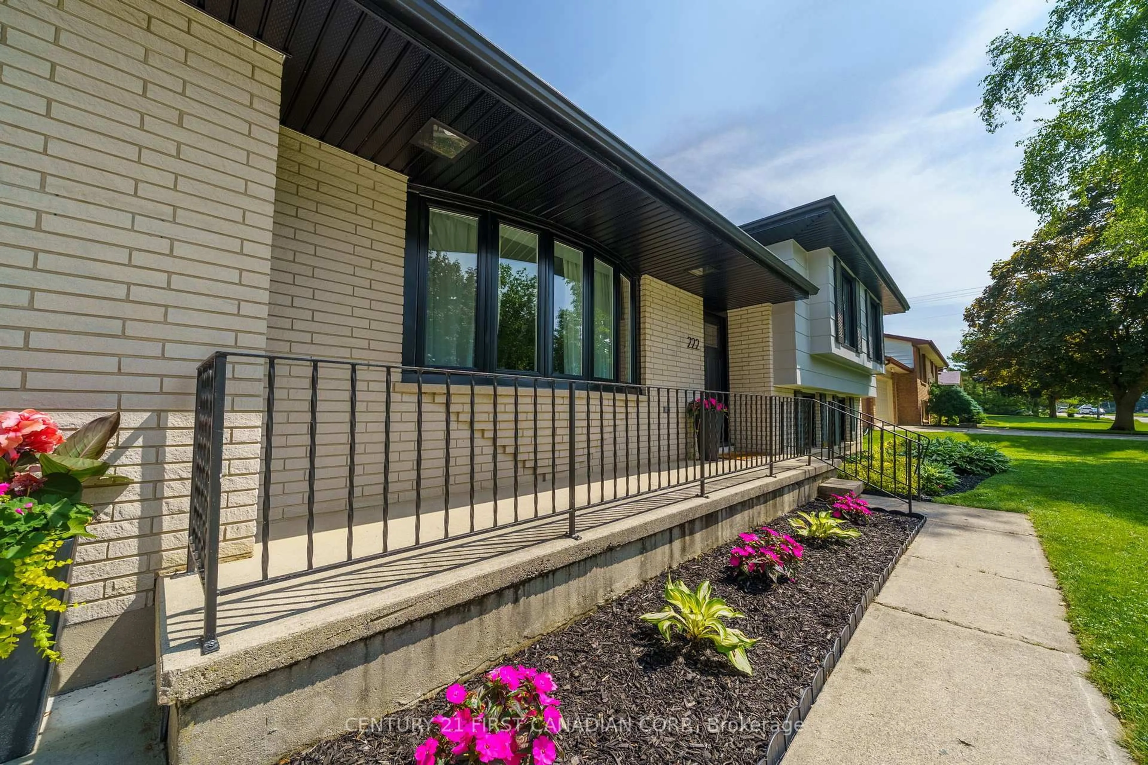 Home with brick exterior material, street for 222 CHURCHILL Dr, South Huron Ontario N0M 1S1
