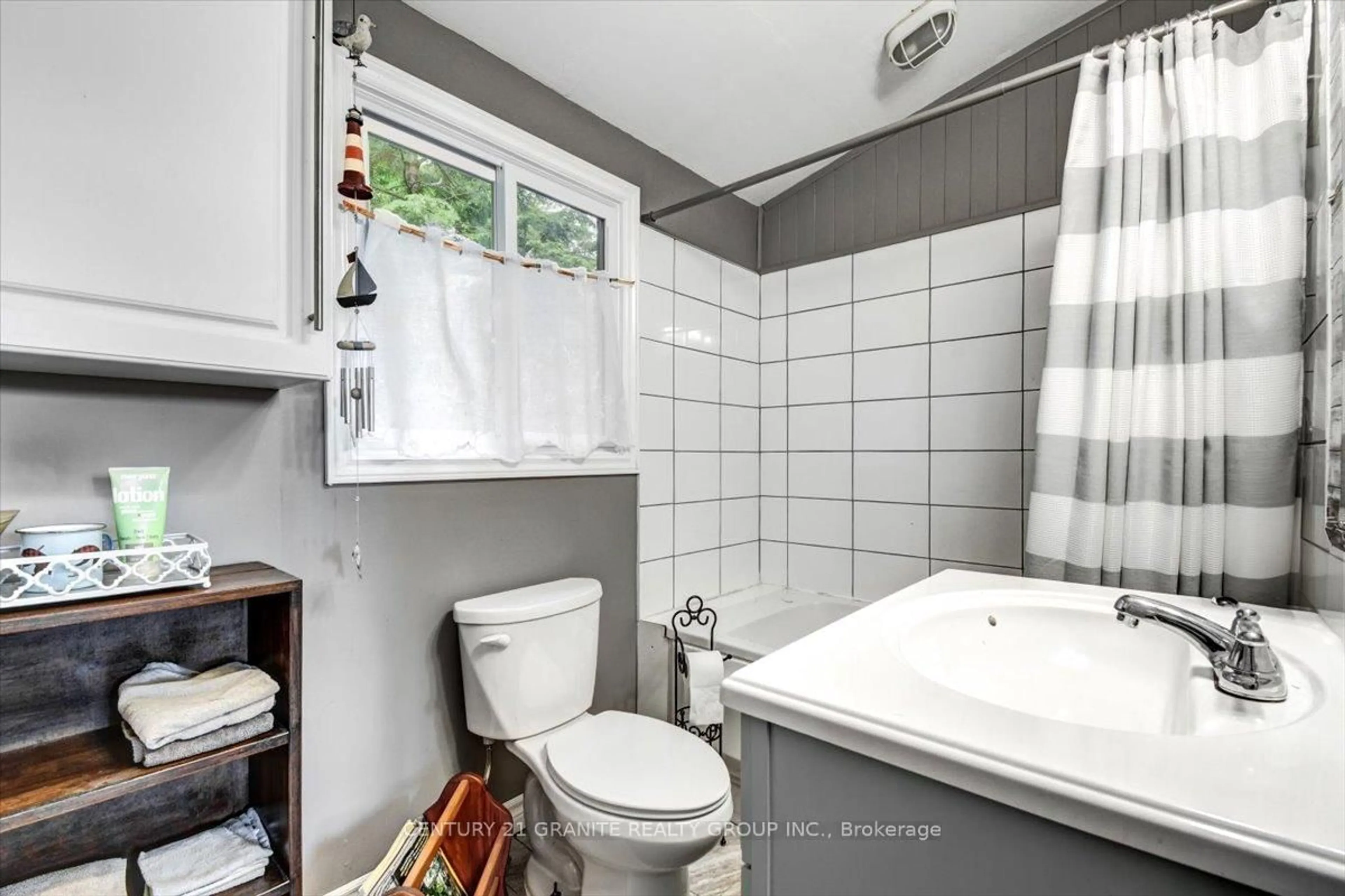 Standard bathroom, ceramic/tile floor for 71 Fire Route 74 B, North Kawartha Ontario K0L 1A0