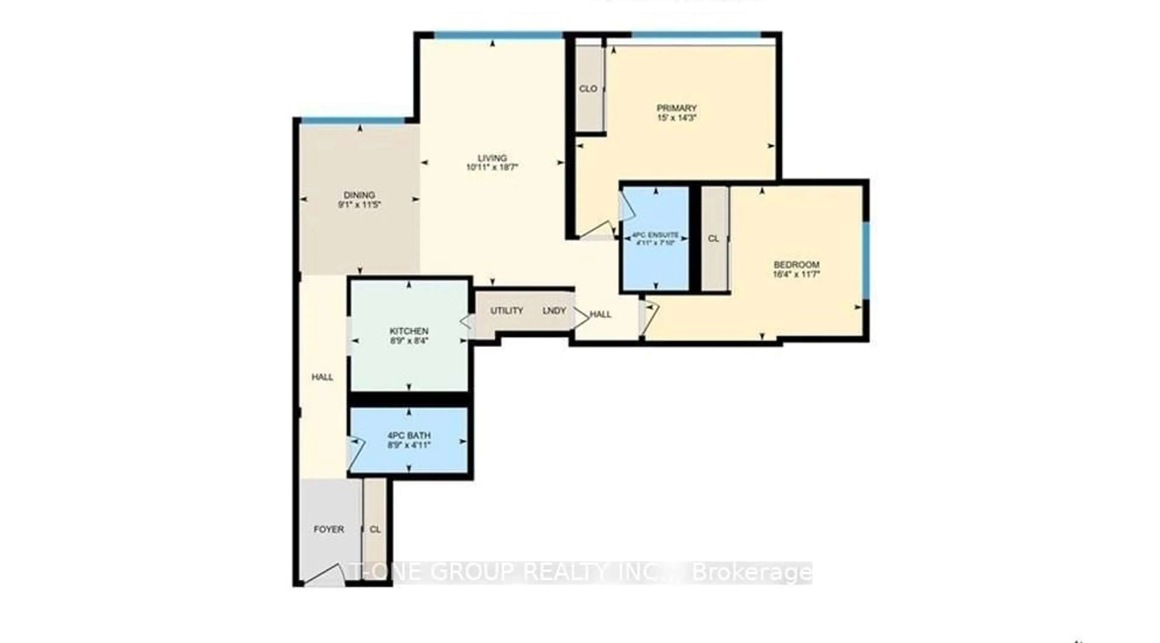 Floor plan for 155 KENT St #1108, London East Ontario N6A 5N7