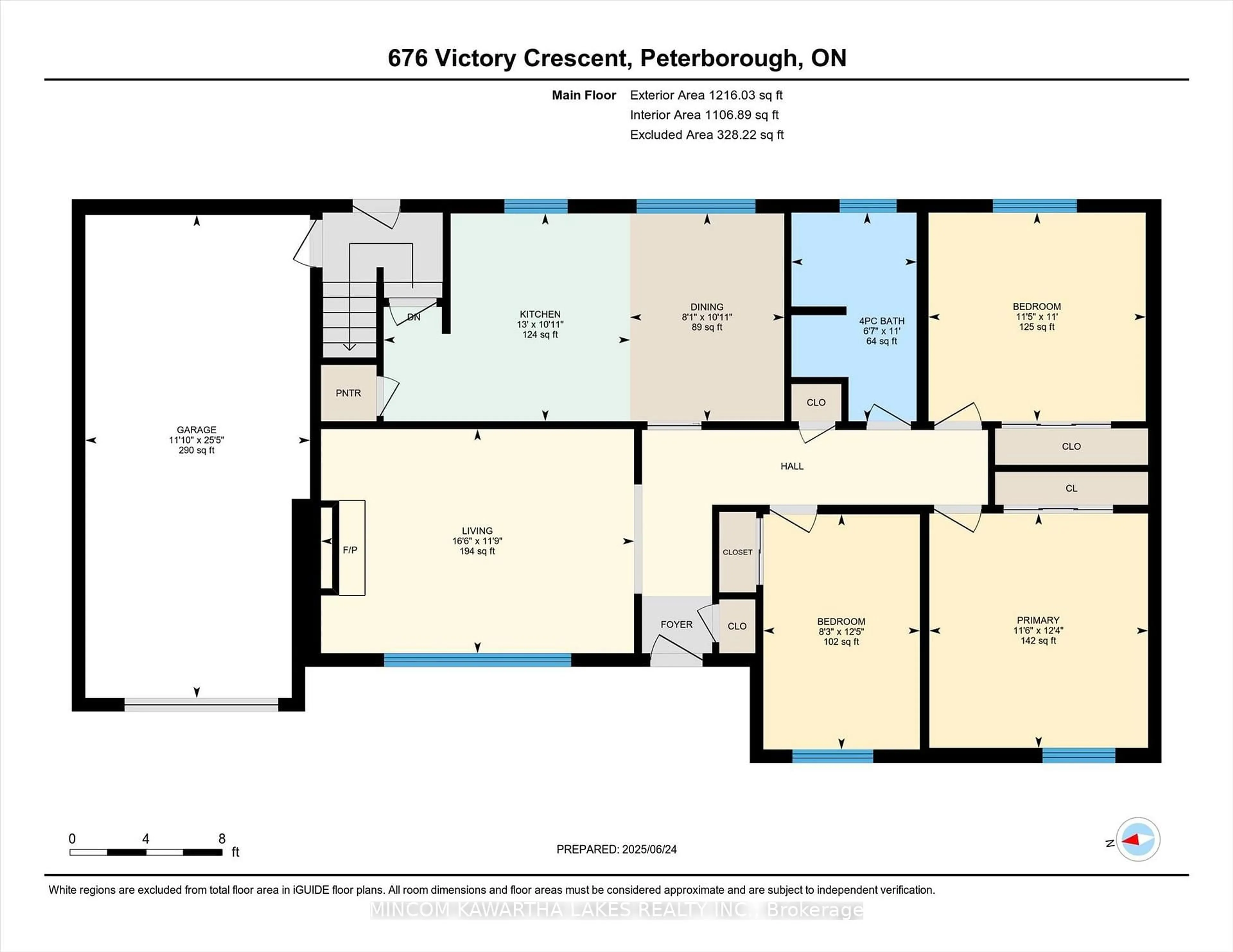 Floor plan for 676 Victory Cres, Peterborough Central Ontario K9J 4T3
