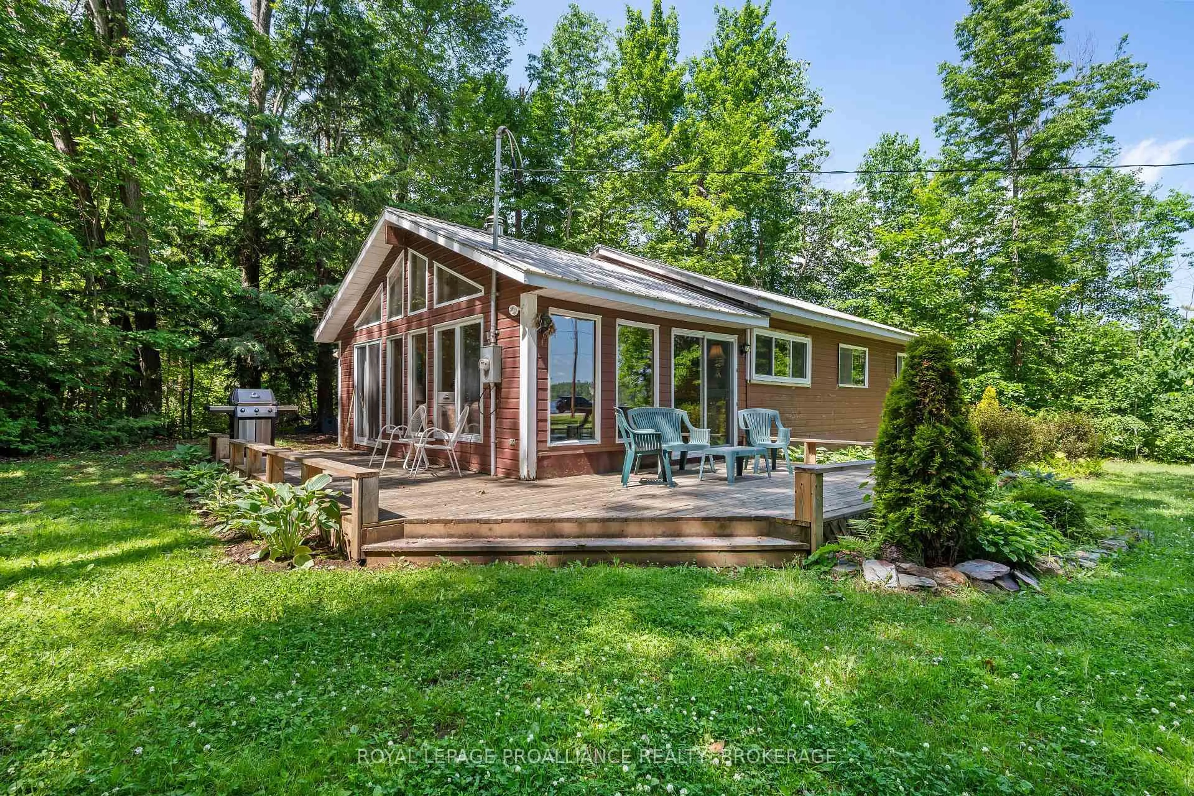 Patio, water/lake/river/ocean view for 1057 Marble Lake Rd, Cloyne Ontario K0H 1K0