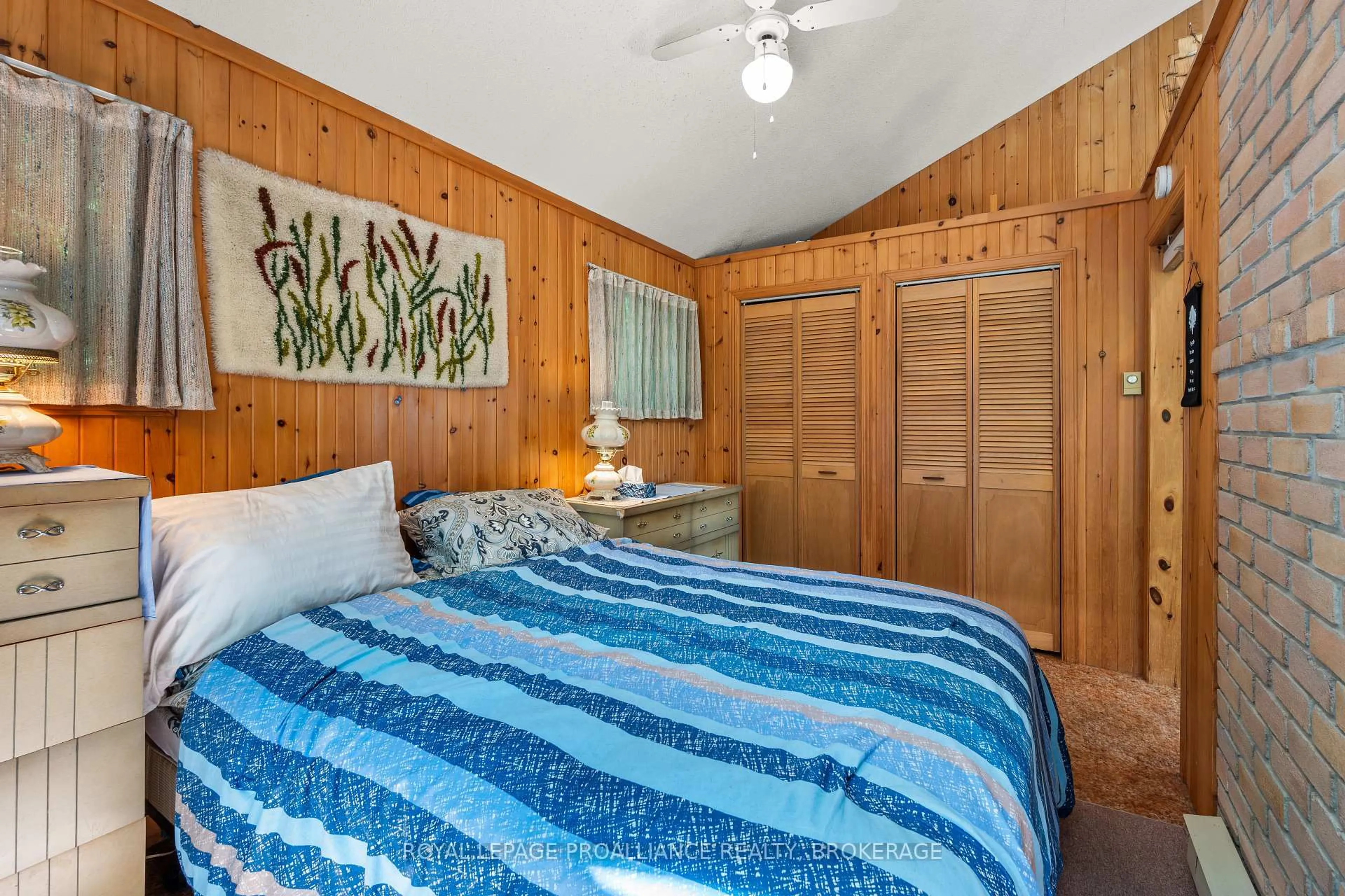 Bedroom with bed, unknown for 1057 Marble Lake Rd, Cloyne Ontario K0H 1K0
