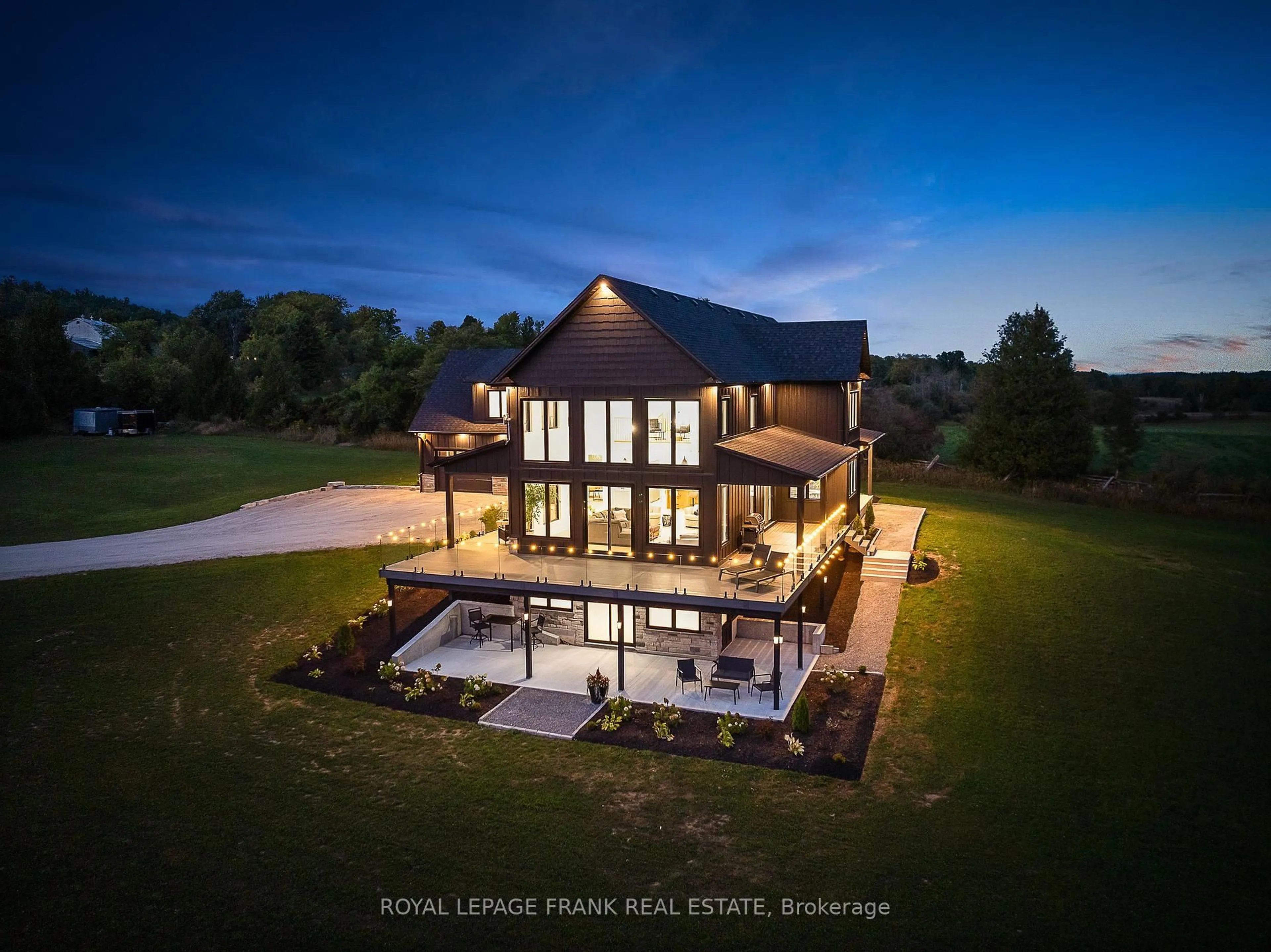 A pic from outside/outdoor area/front of a property/back of a property/a pic from drone, unknown for 27 Morton Line, Cavan Monaghan Ontario L0A 1C0