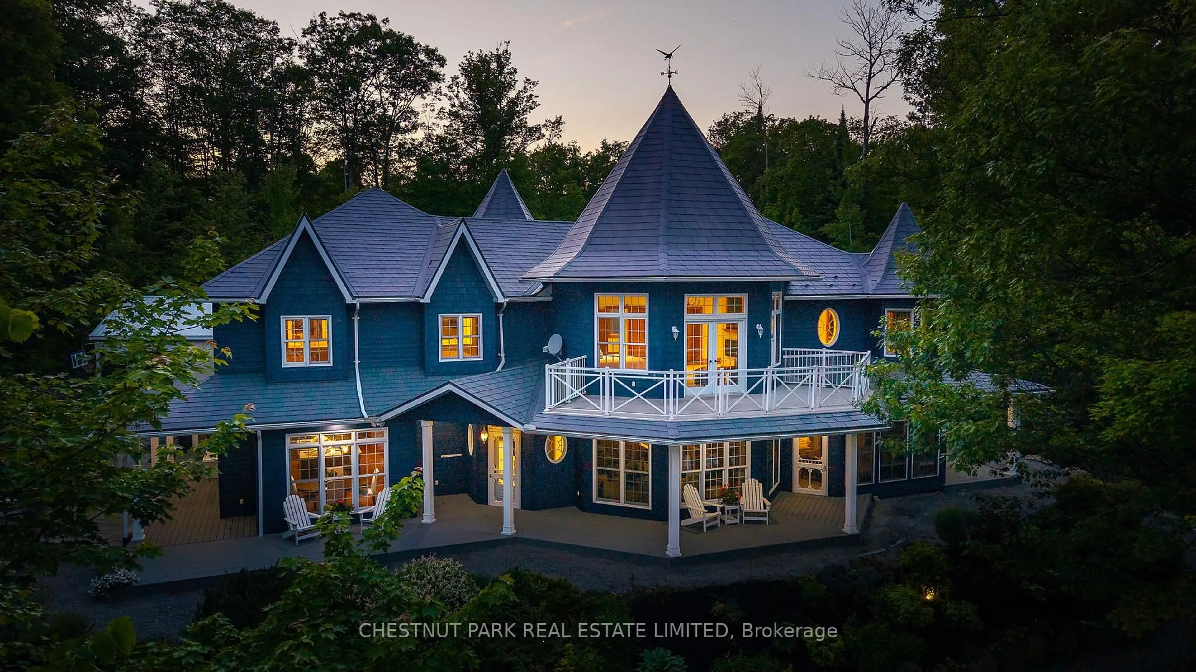 A pic from outside/outdoor area/front of a property/back of a property/a pic from drone, unknown for 1141 Nu-Ne Lane, Algonquin Highlands Ontario K0M 1S0
