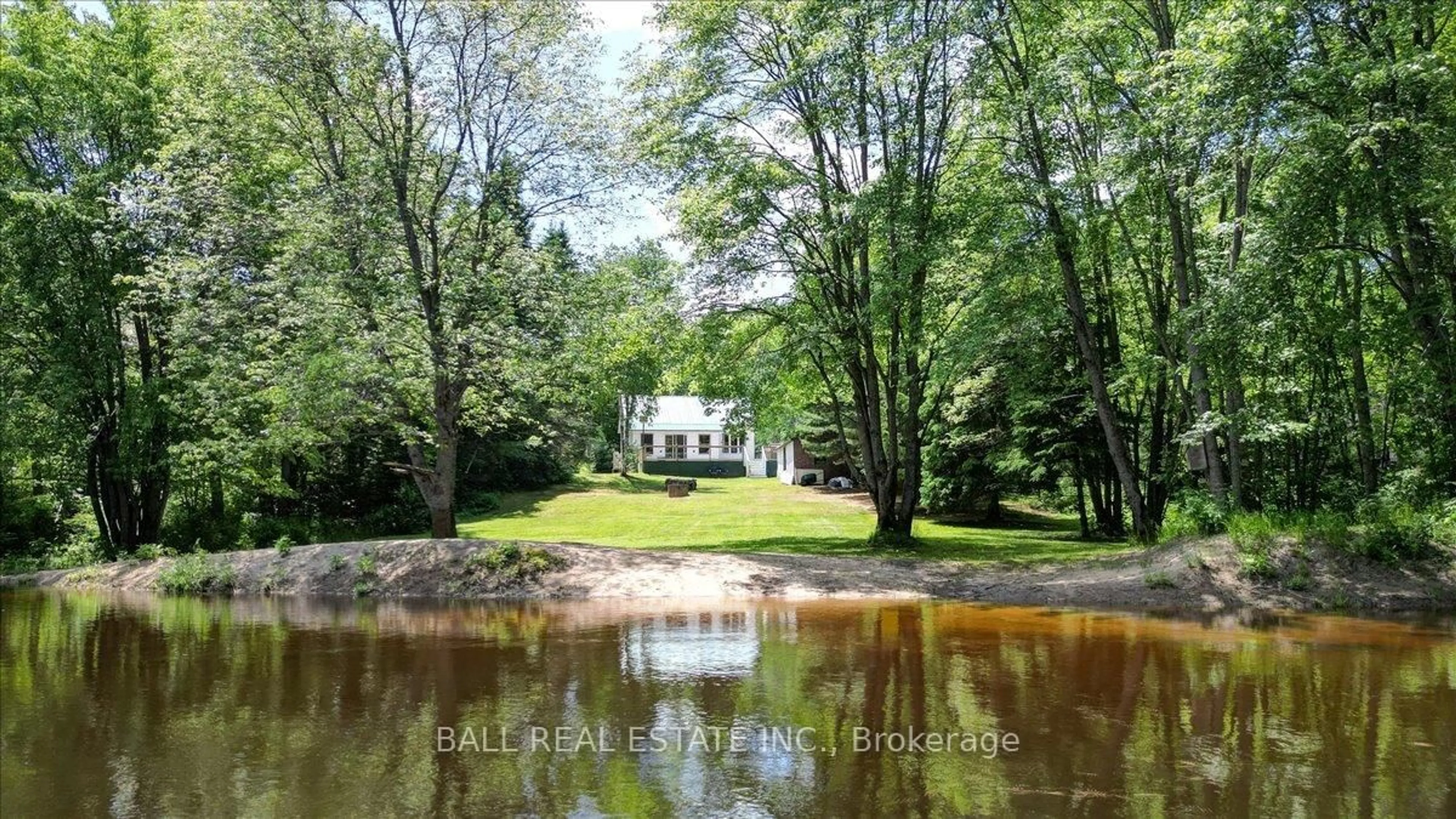 A pic from outside/outdoor area/front of a property/back of a property/a pic from drone, water/lake/river/ocean view for 343 Glory Rd, Bancroft Ontario K0L 1C0