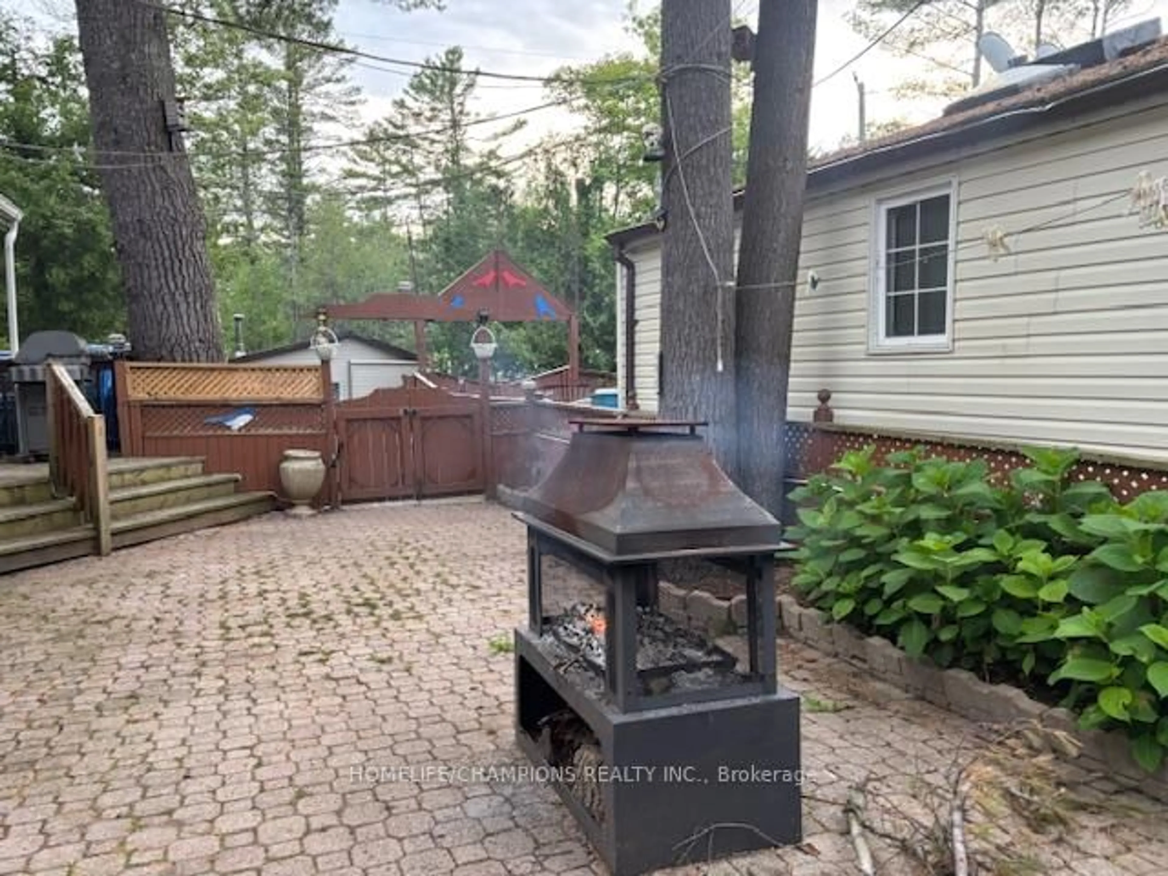 Patio, forest/trees view for 248 Pinnacle Hill Rd #33, Alnwick/Haldimand Ontario K0K 1M0