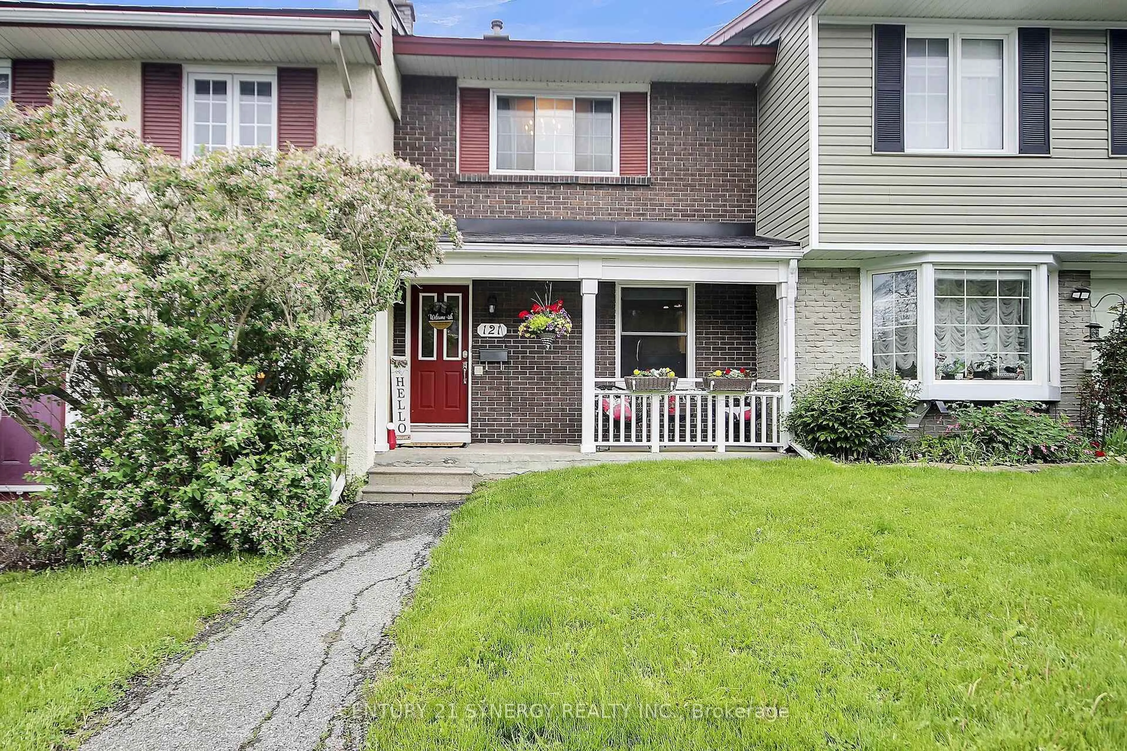 Home with vinyl exterior material, street for 121 Monterey Dr, Ottawa Ontario K2H 7A9
