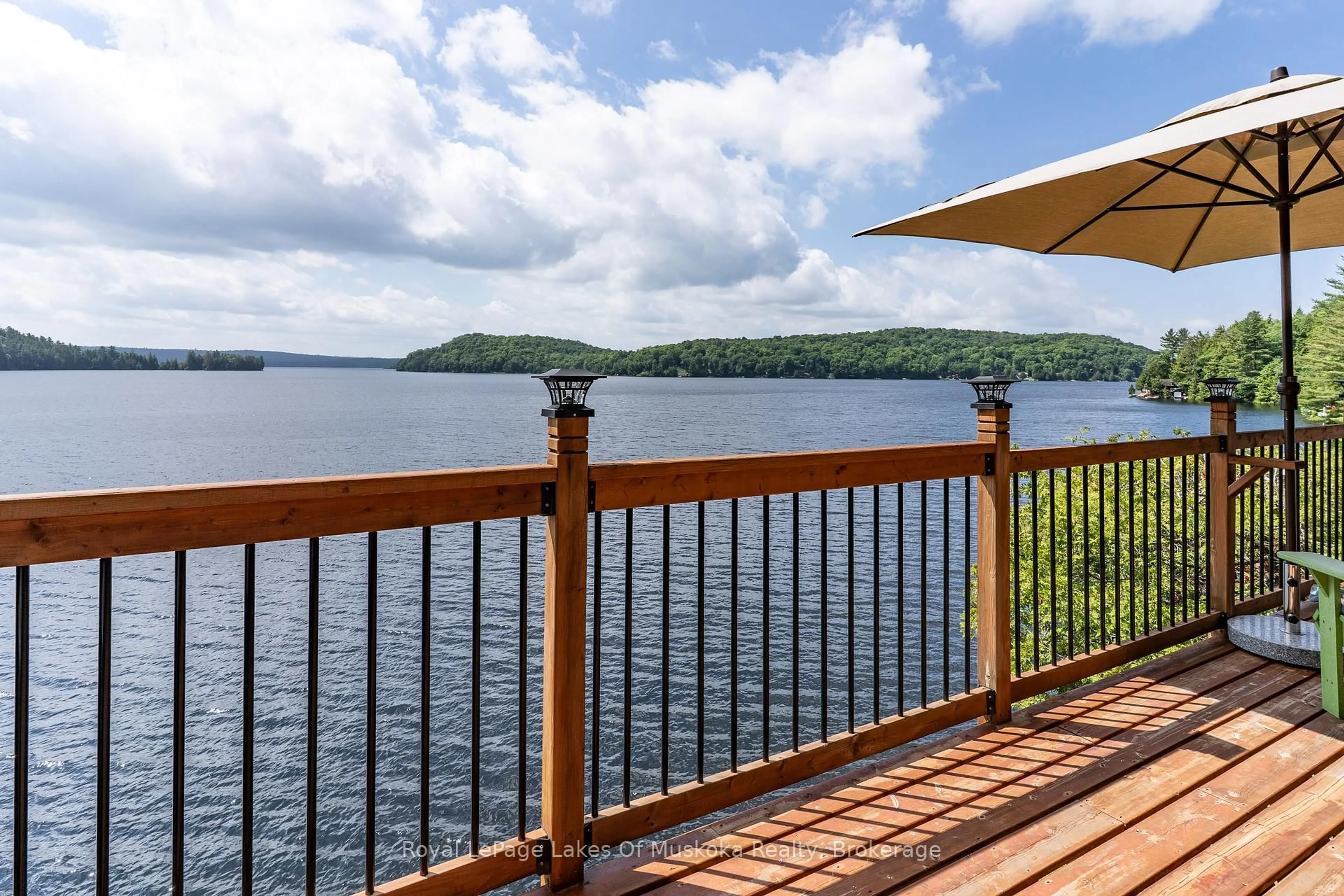 Patio, water/lake/river/ocean view for 19325 Kawagama North Shore, Algonquin Highlands Ontario P0A 1E0