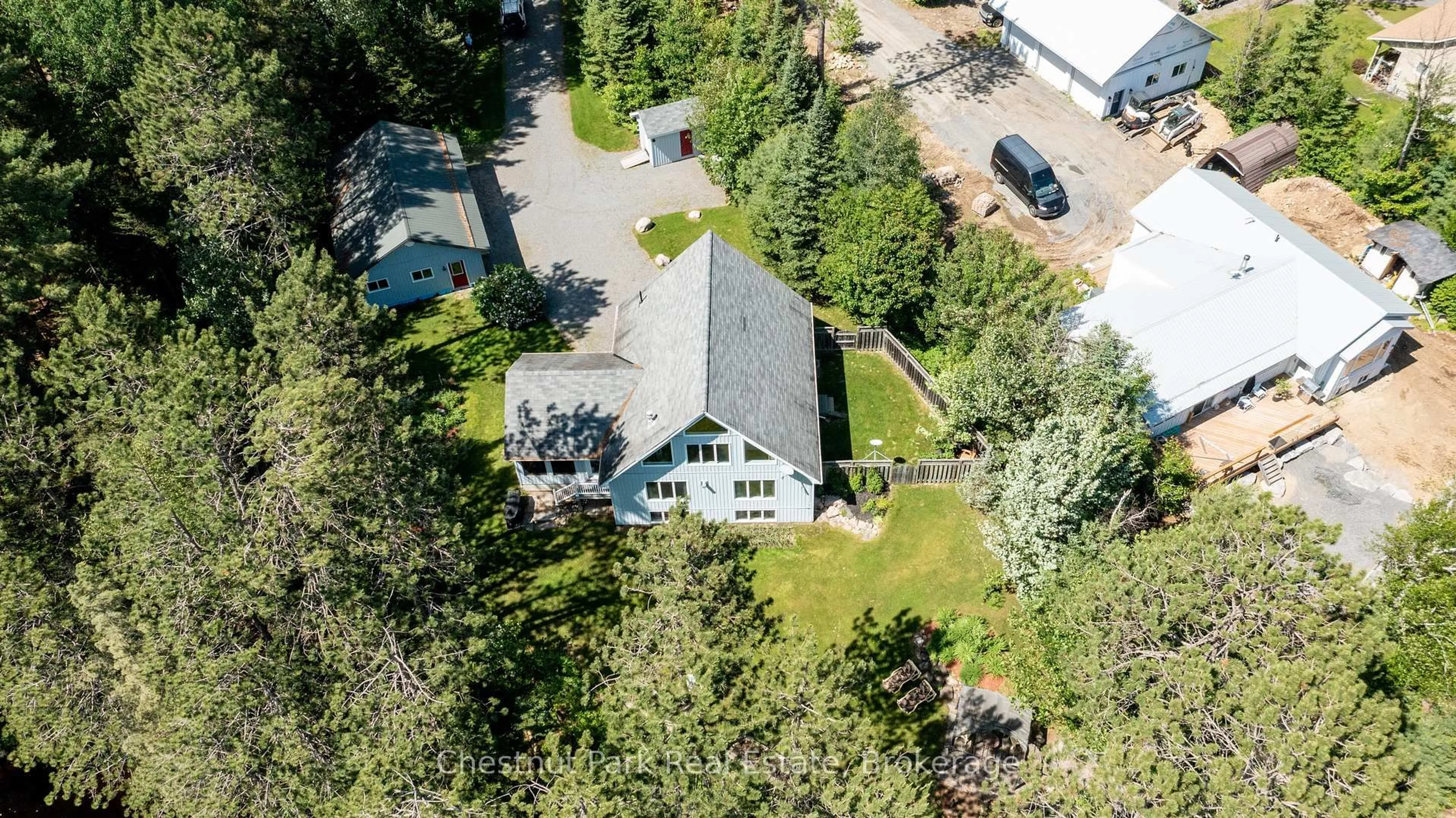 A pic from outside/outdoor area/front of a property/back of a property/a pic from drone, street for 93 Lakeview Lane, Joly Ontario P0A 1Z0