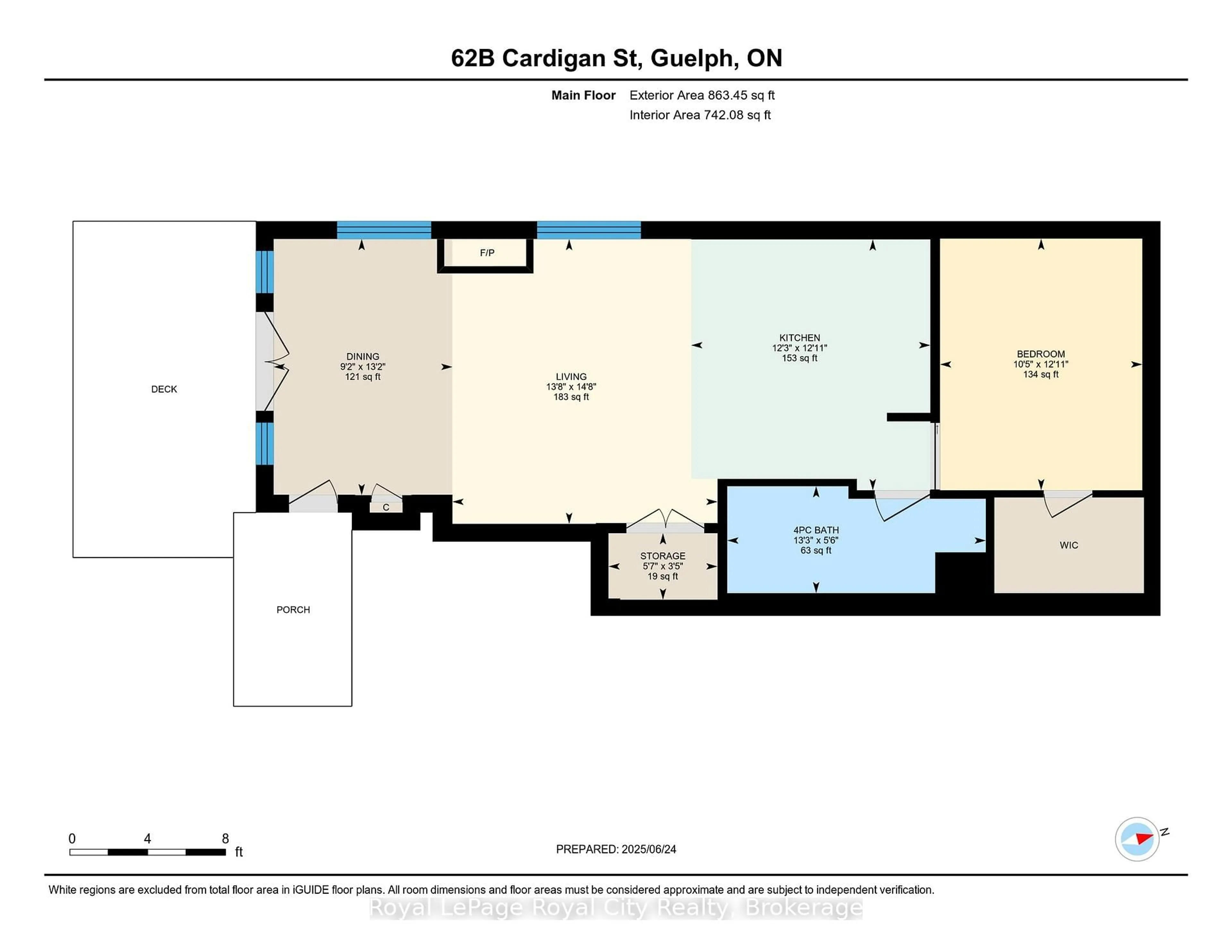 Floor plan for 62B CARDIGAN St, Guelph Ontario N1H 0A4