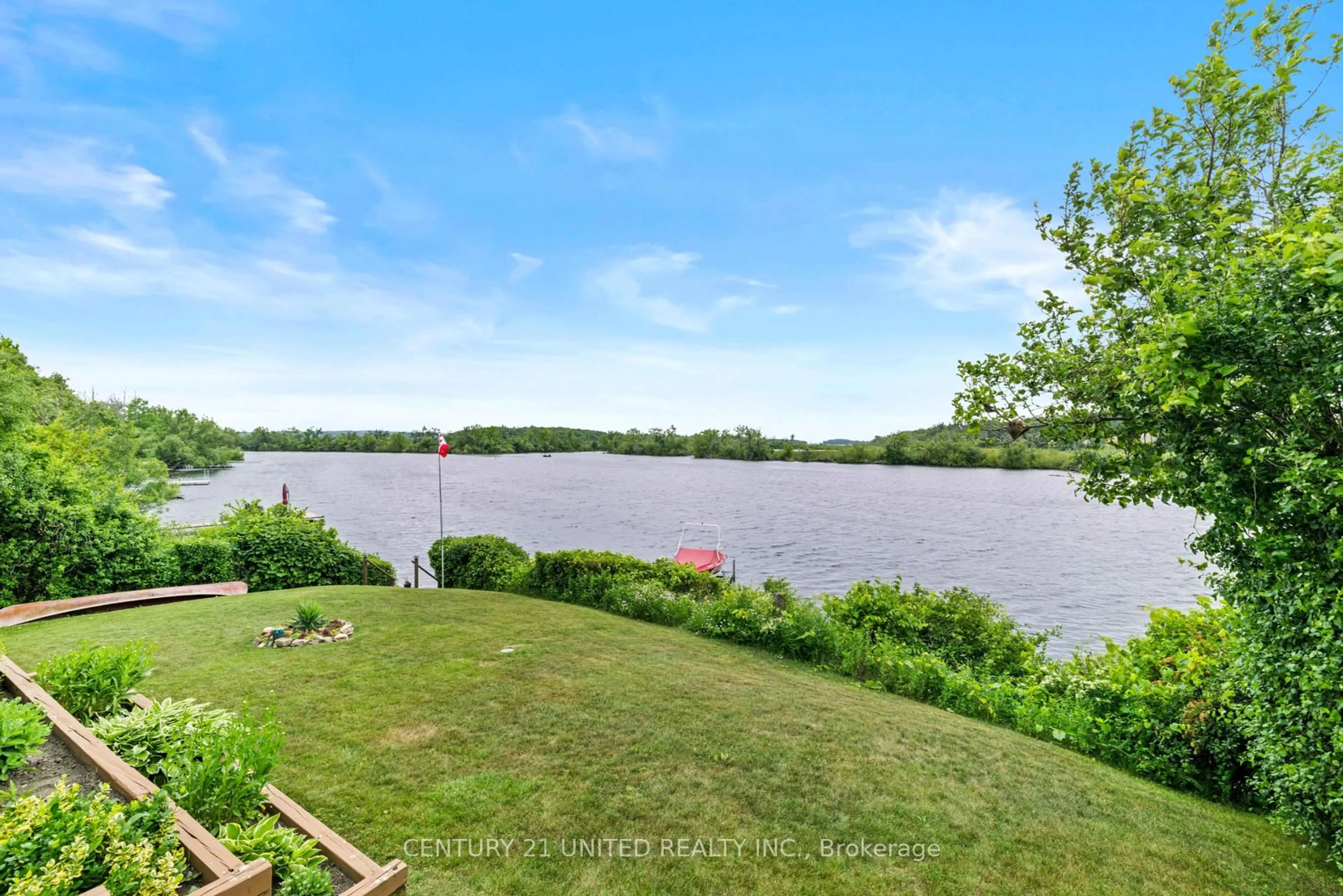A pic from outside/outdoor area/front of a property/back of a property/a pic from drone, water/lake/river/ocean view for 210 Thompson Rd, Otonabee-South Monaghan Ontario K9J 6X8