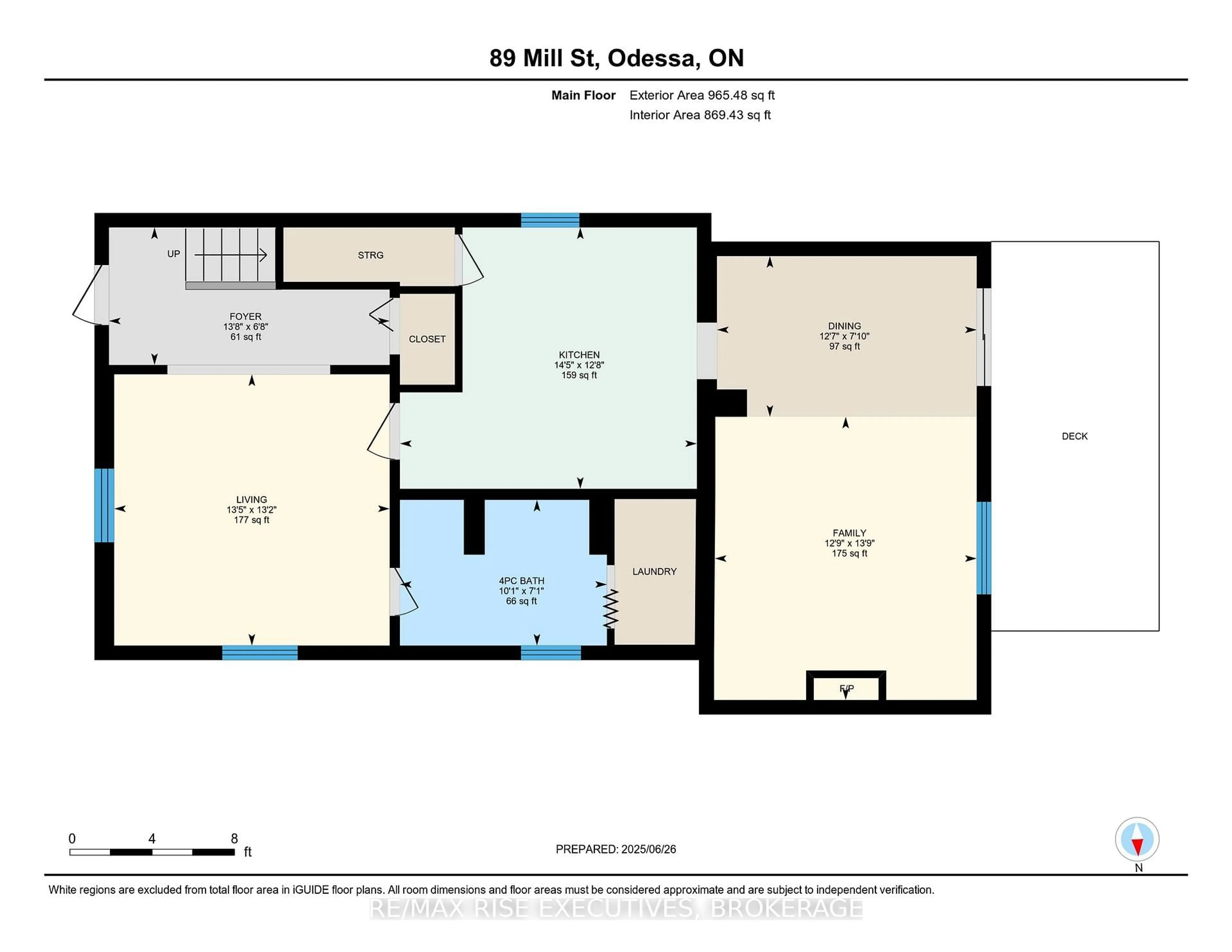 Floor plan for 89 Mill St, Deseronto Ontario K0K 1X0