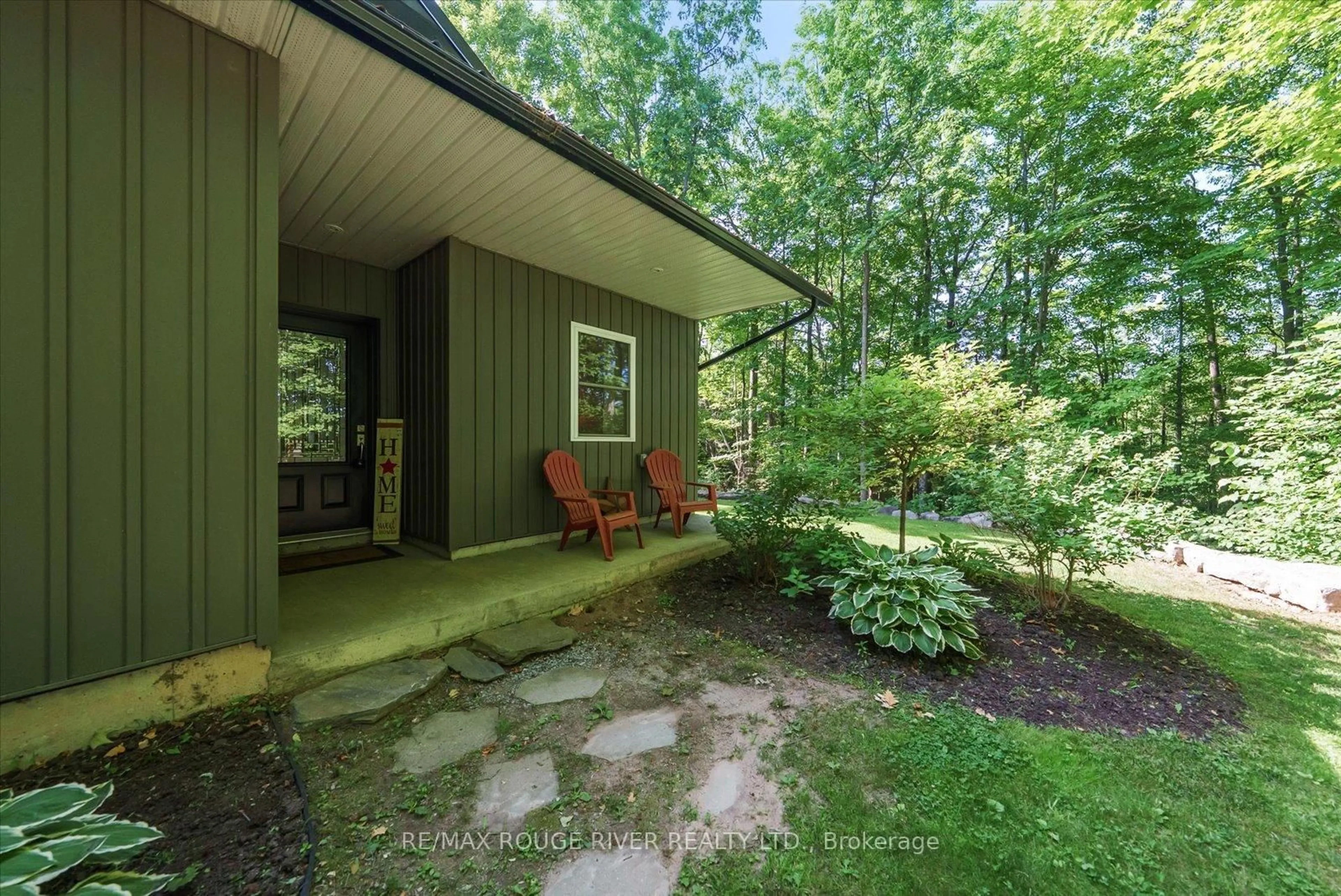 Patio, forest/trees view for 36 Station Rd, Limoges Ontario K0K 2M0