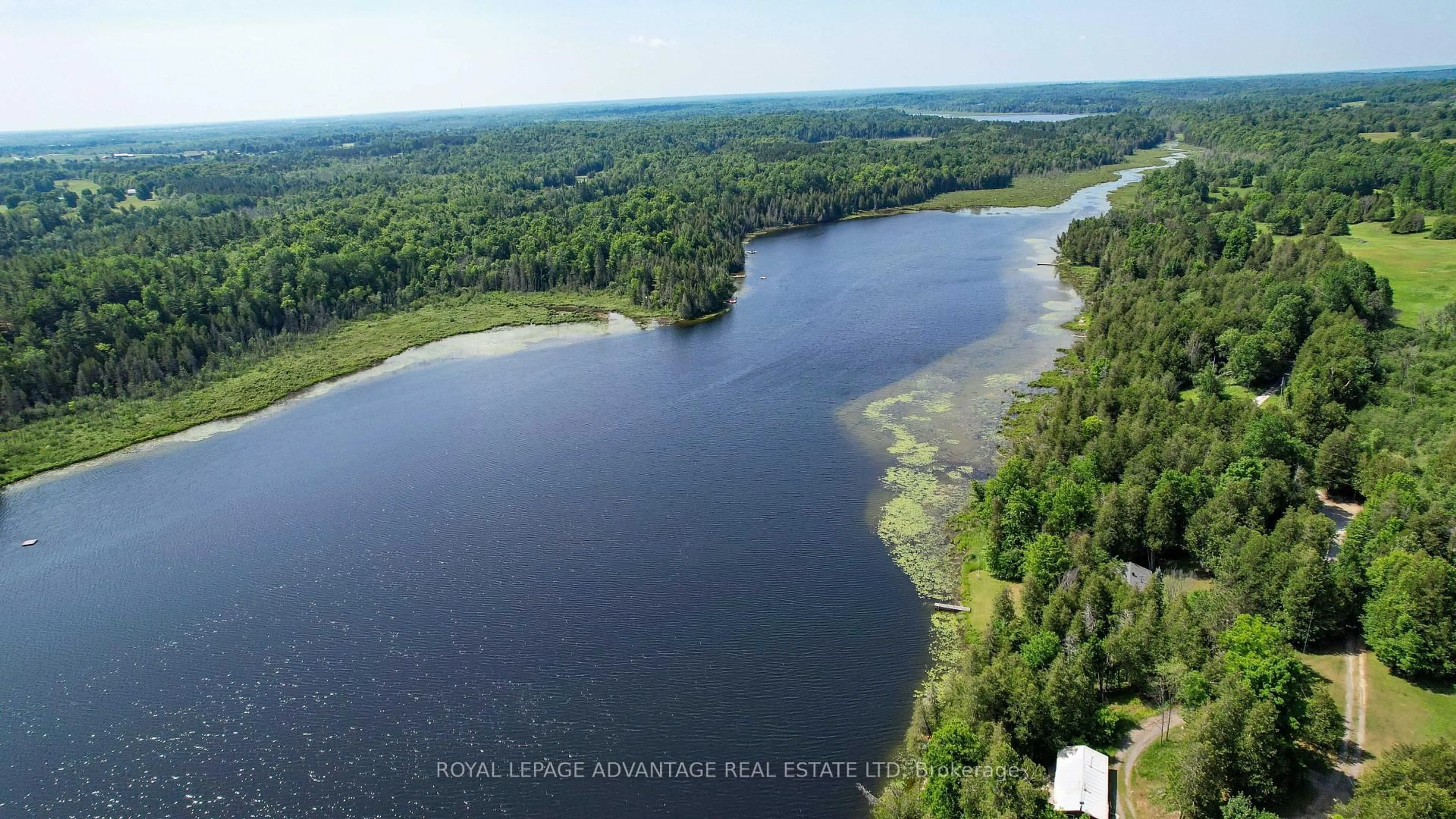 A pic from outside/outdoor area/front of a property/back of a property/a pic from drone, water/lake/river/ocean view for 349 Stewart Dr, Lanark Ontario K0G 1K0