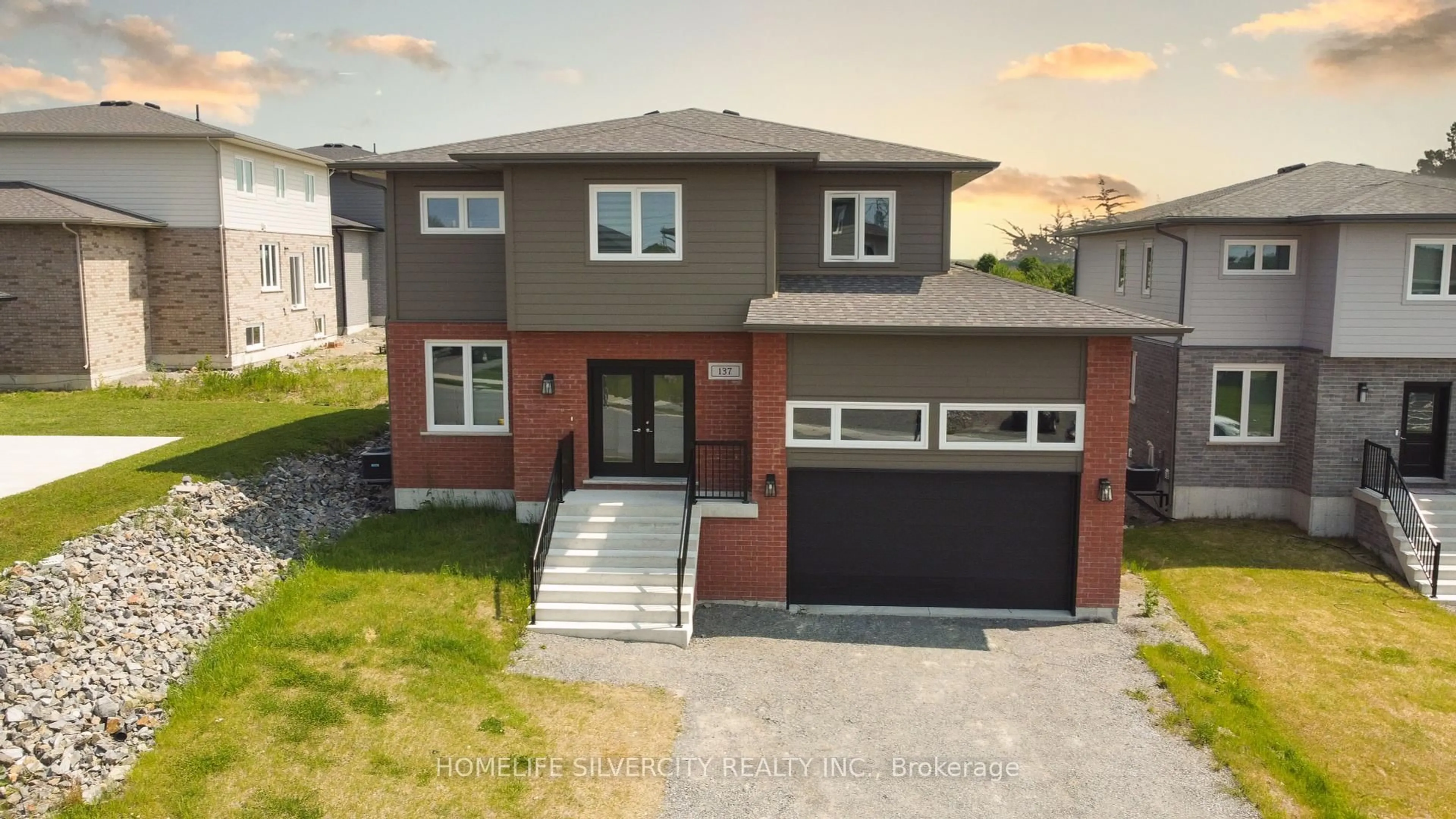 Home with brick exterior material, street for 137 Landreville Dr, Sudbury Remote Area Ontario P3A 0B5