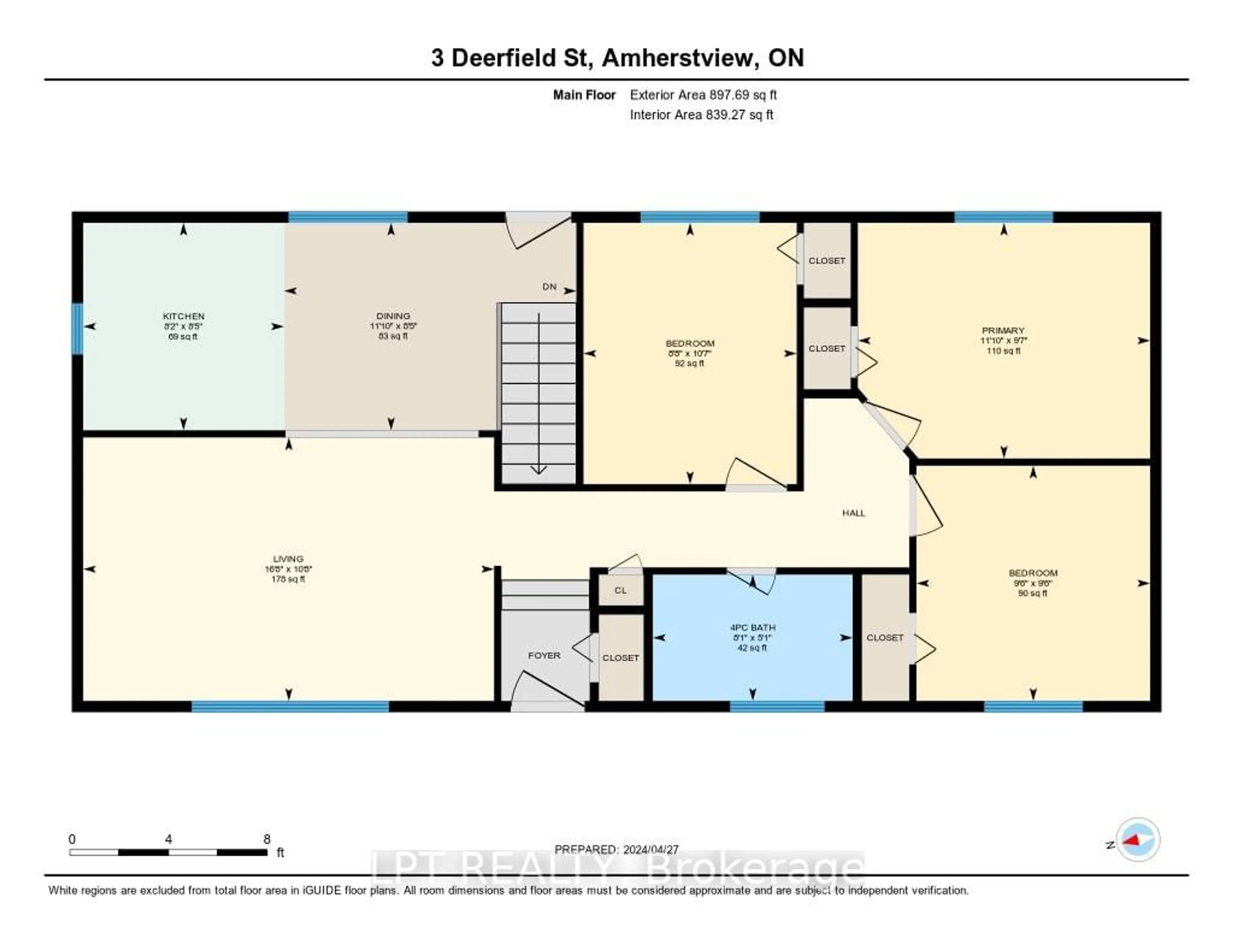 Floor plan for 3 Deerfield St, Loyalist Ontario K7N 1P5