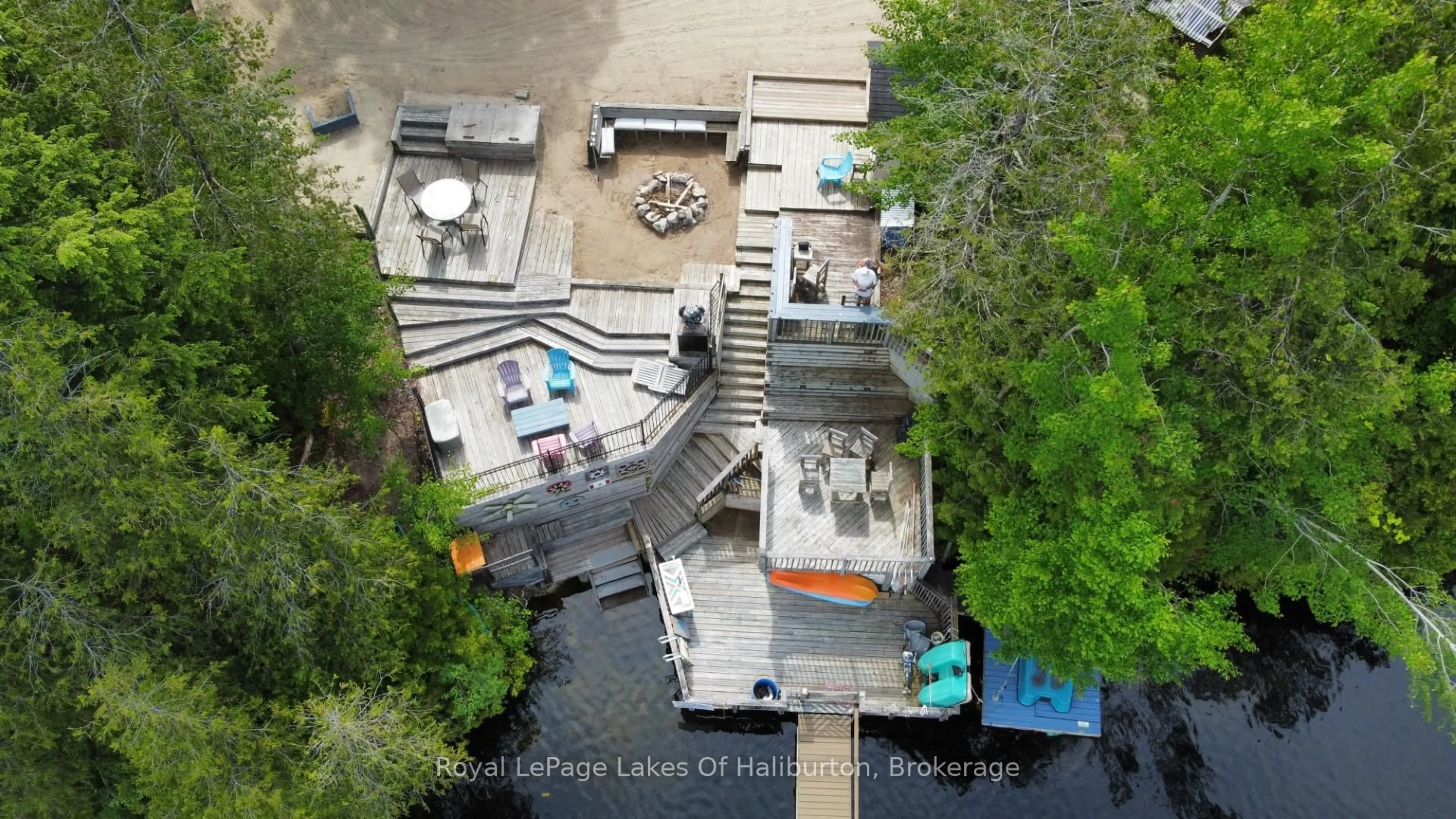 A pic from outside/outdoor area/front of a property/back of a property/a pic from drone, unknown for 1701 Claude Brown Rd, Minden Hills Ontario K0M 2K0