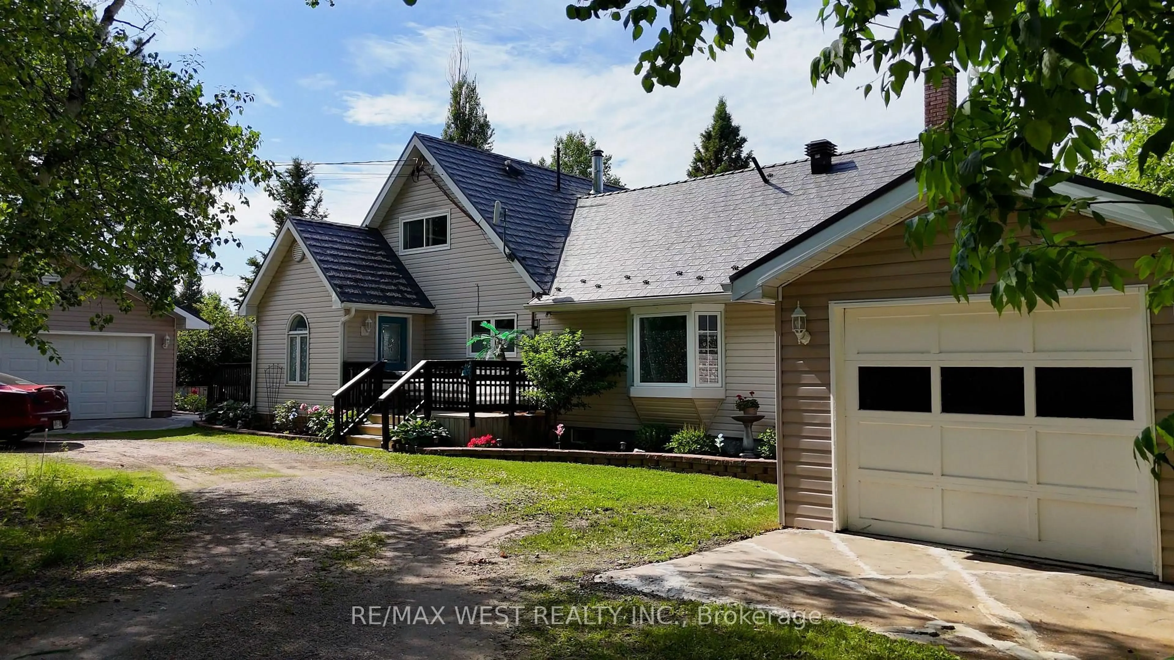 A pic from outside/outdoor area/front of a property/back of a property/a pic from drone, street for 38 Turgeon Lane, East Ferris Ontario P0H 1B0