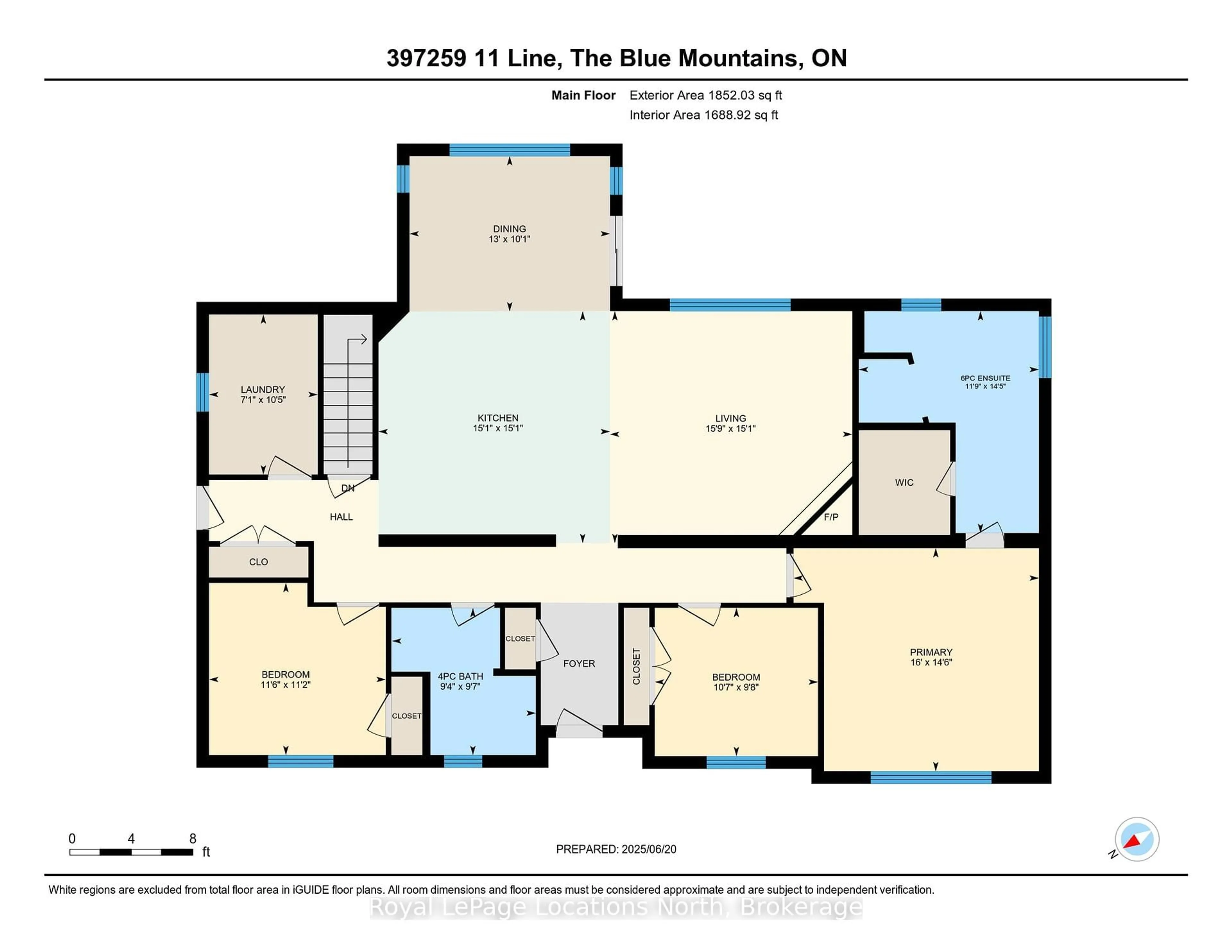 Floor plan for 397259 11th Line, Blue Mountains Ontario N0H 2P0