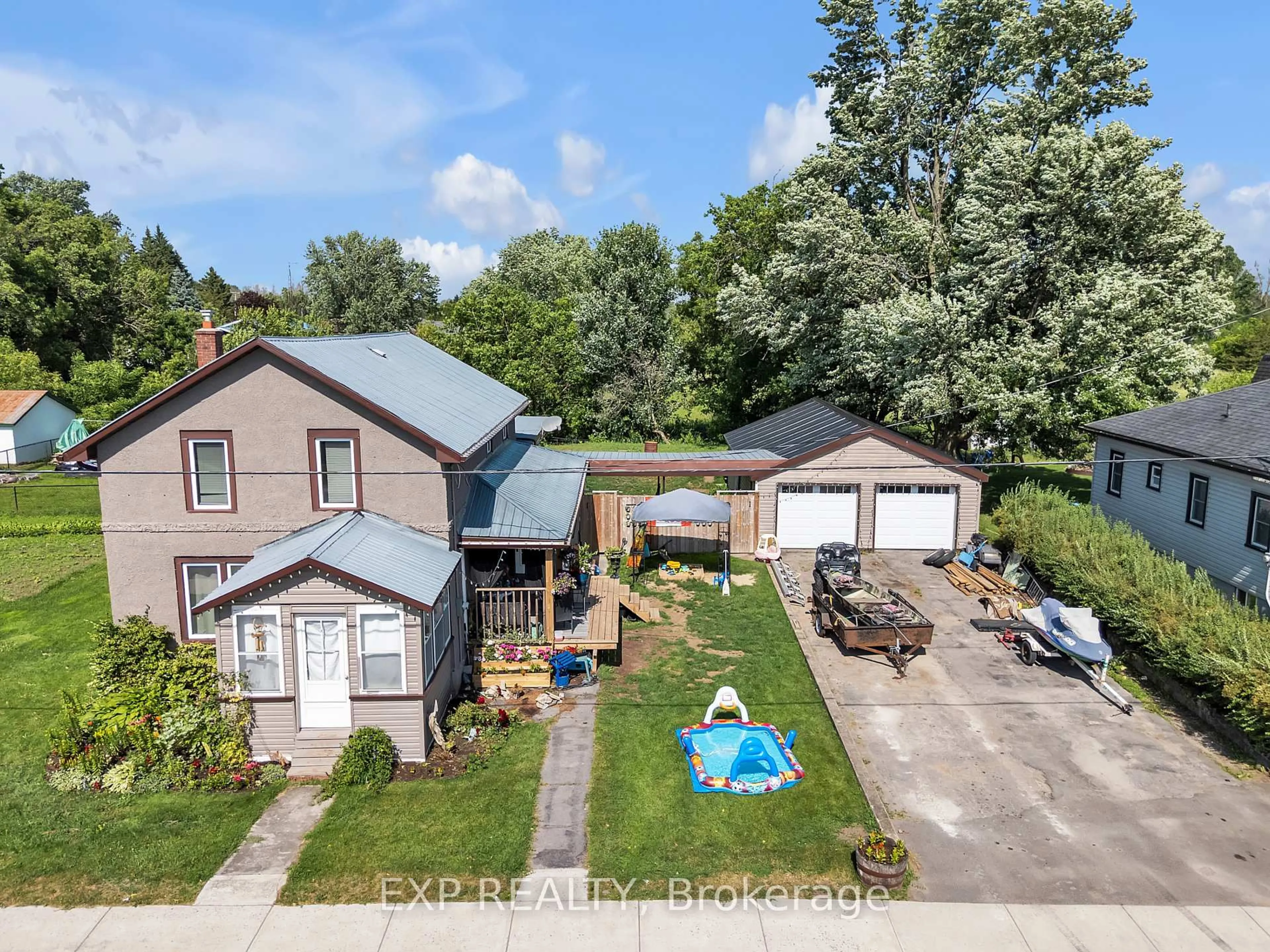 A pic from outside/outdoor area/front of a property/back of a property/a pic from drone, street for 113 Pleasant Dr, Greater Napanee Ontario K0K 2Z0