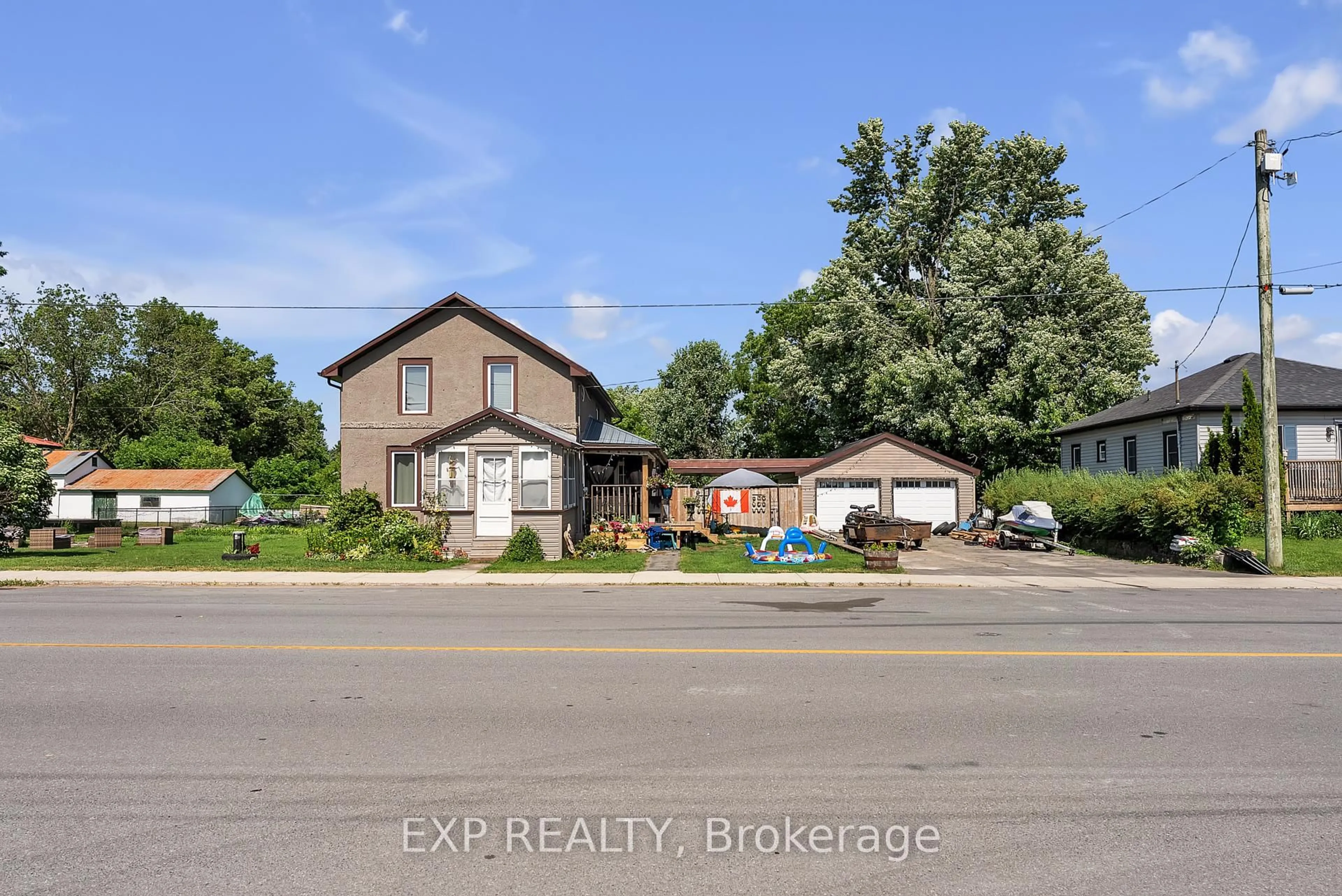 A pic from outside/outdoor area/front of a property/back of a property/a pic from drone, street for 113 Pleasant Dr, Greater Napanee Ontario K0K 2Z0