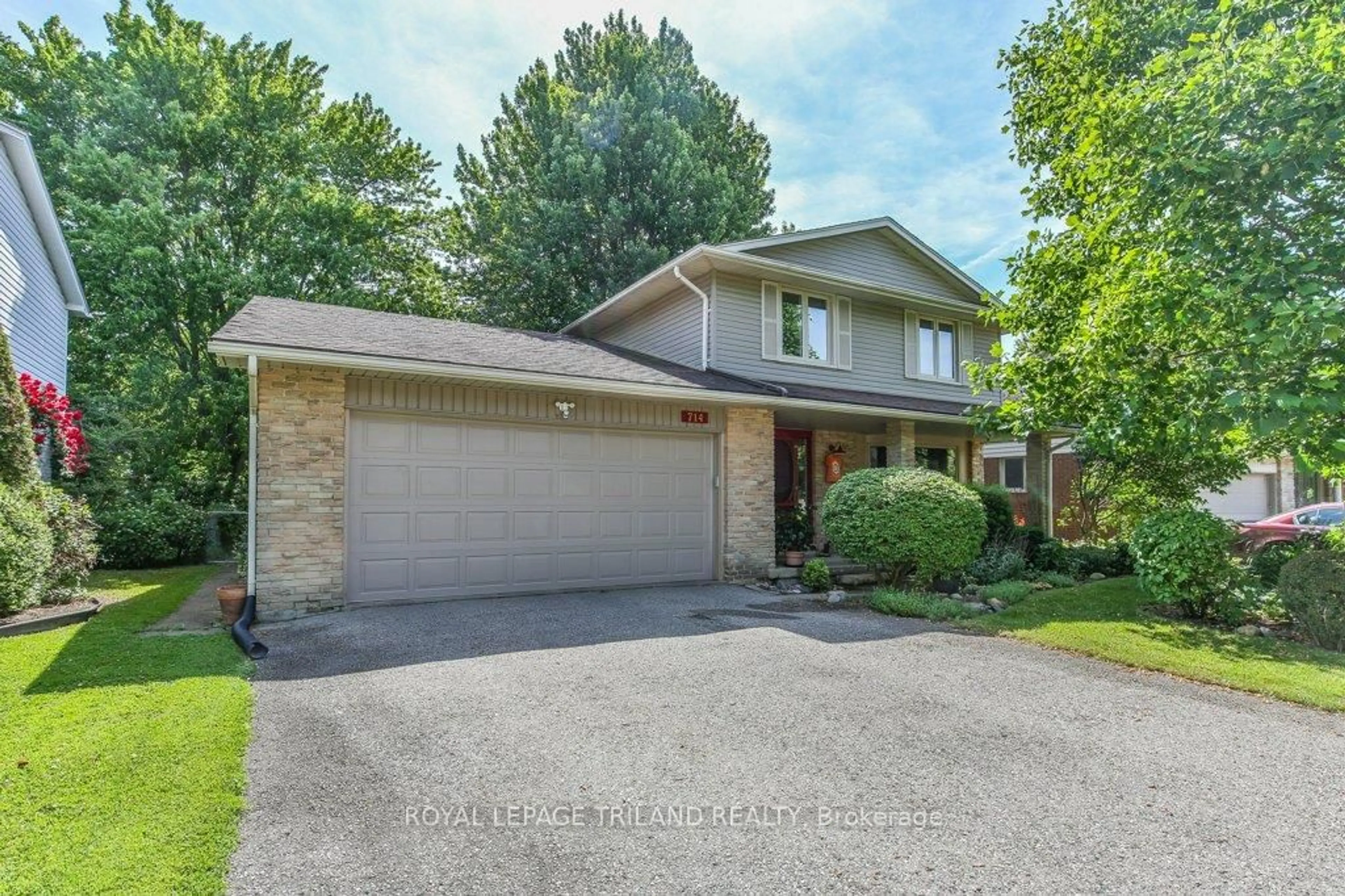 Home with brick exterior material, street for 714 CRANBROOK Rd, London South Ontario N6K 1W9