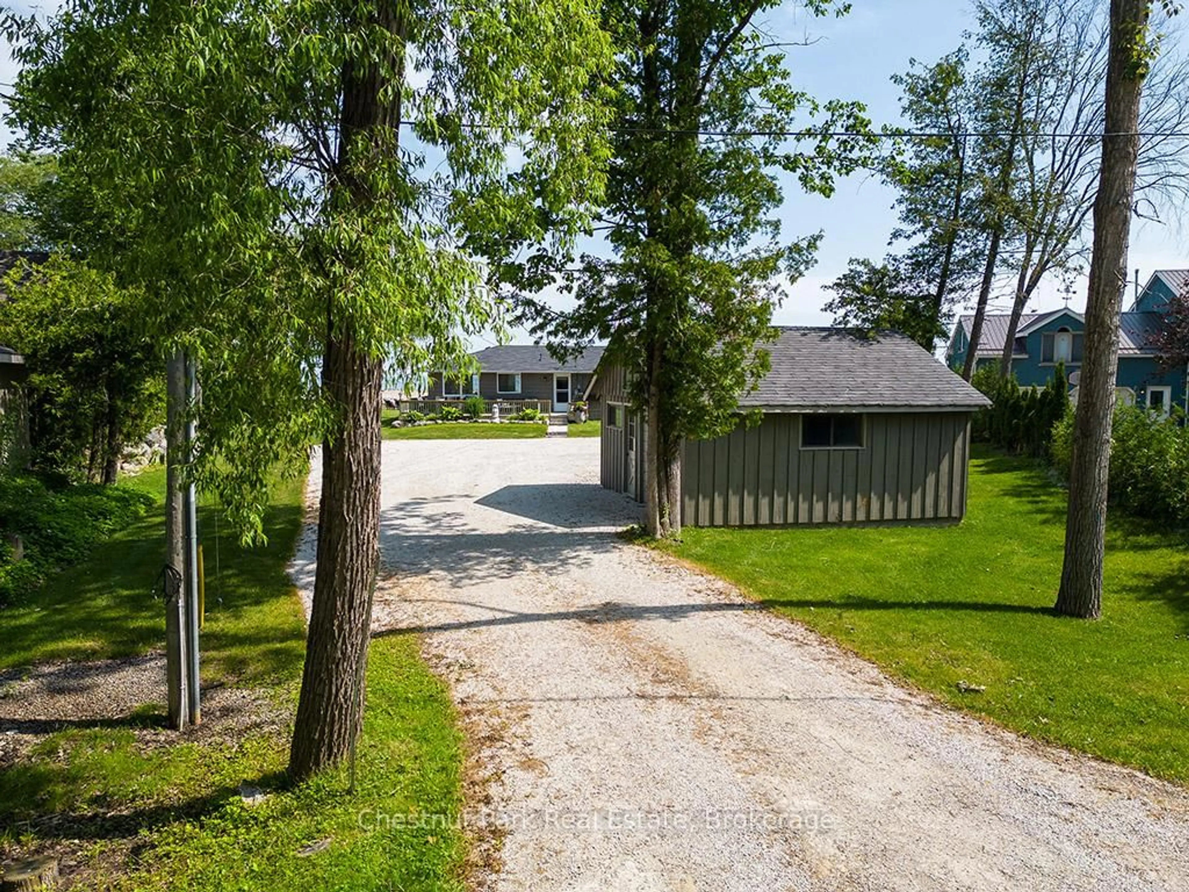 A pic from outside/outdoor area/front of a property/back of a property/a pic from drone, street for 139 Teskey Dr, Blue Mountains Ontario N0H 1J0
