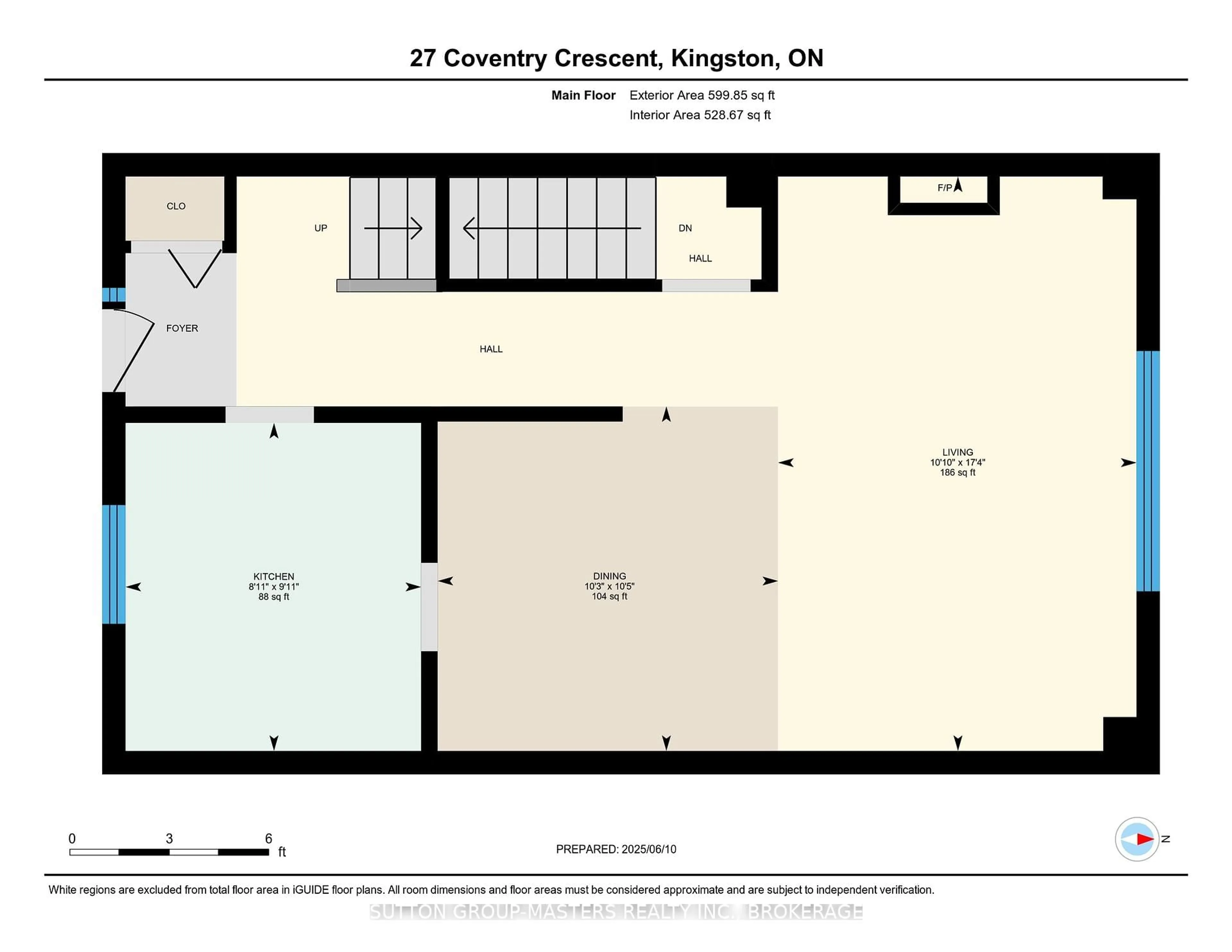 Floor plan for 27 Coventry Cres #48, Kingston Ontario K7M 7S2