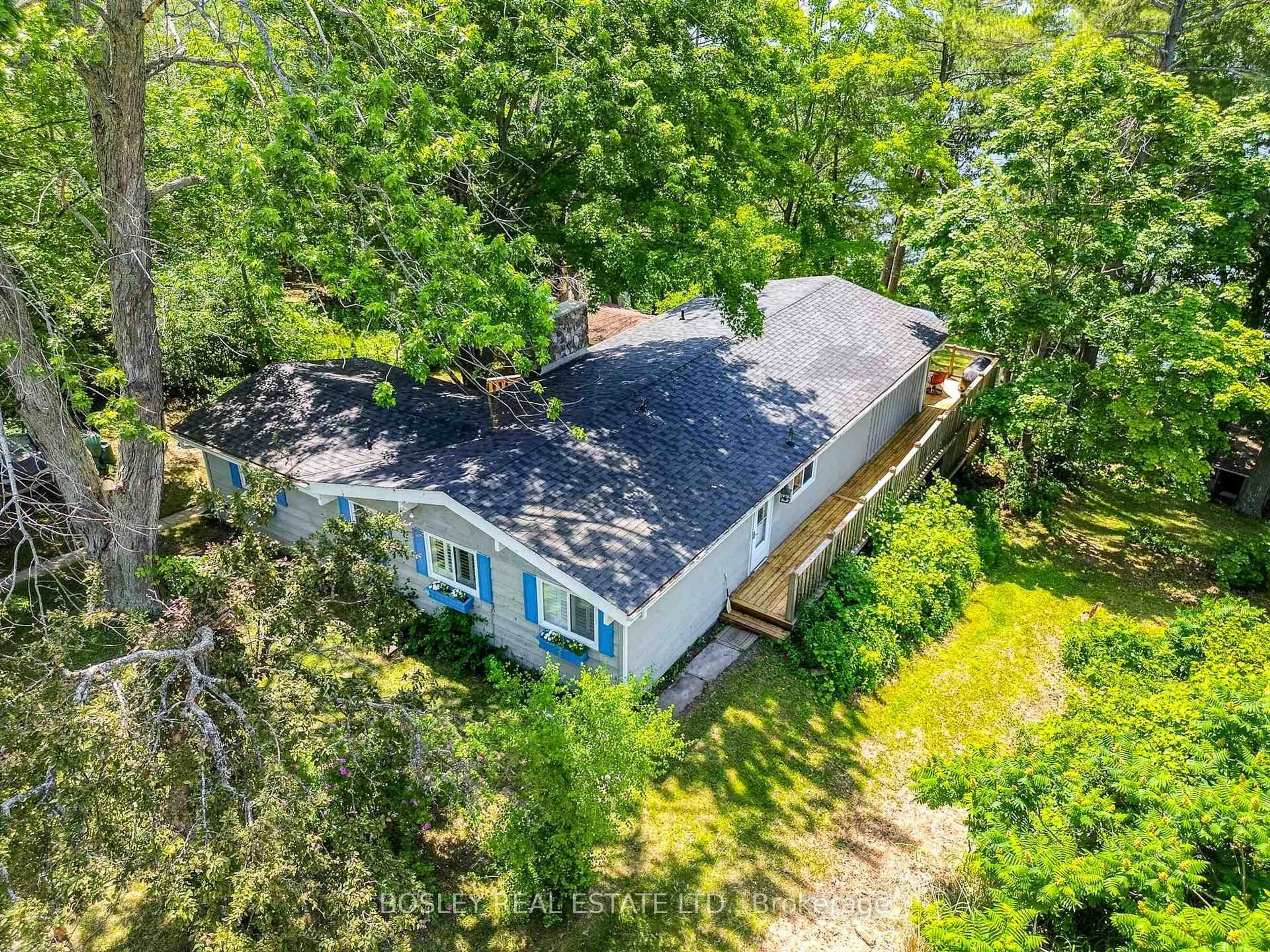 A pic from outside/outdoor area/front of a property/back of a property/a pic from drone, unknown for 6614 Shearer Pt Rd, Alnwick/Haldimand Ontario K0K 2X0