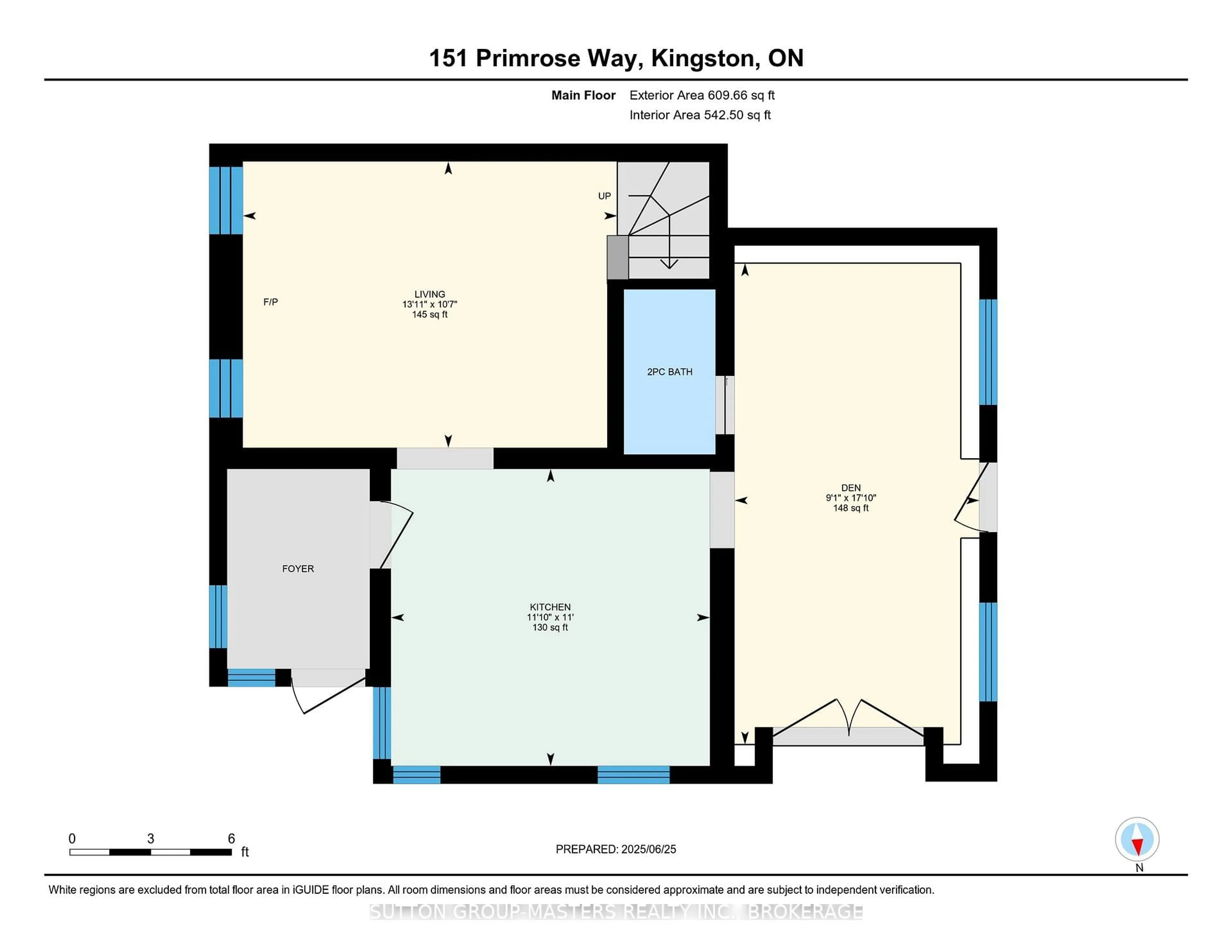 Floor plan for 151 Primrose Way, Kingston Ontario K7K 1L3