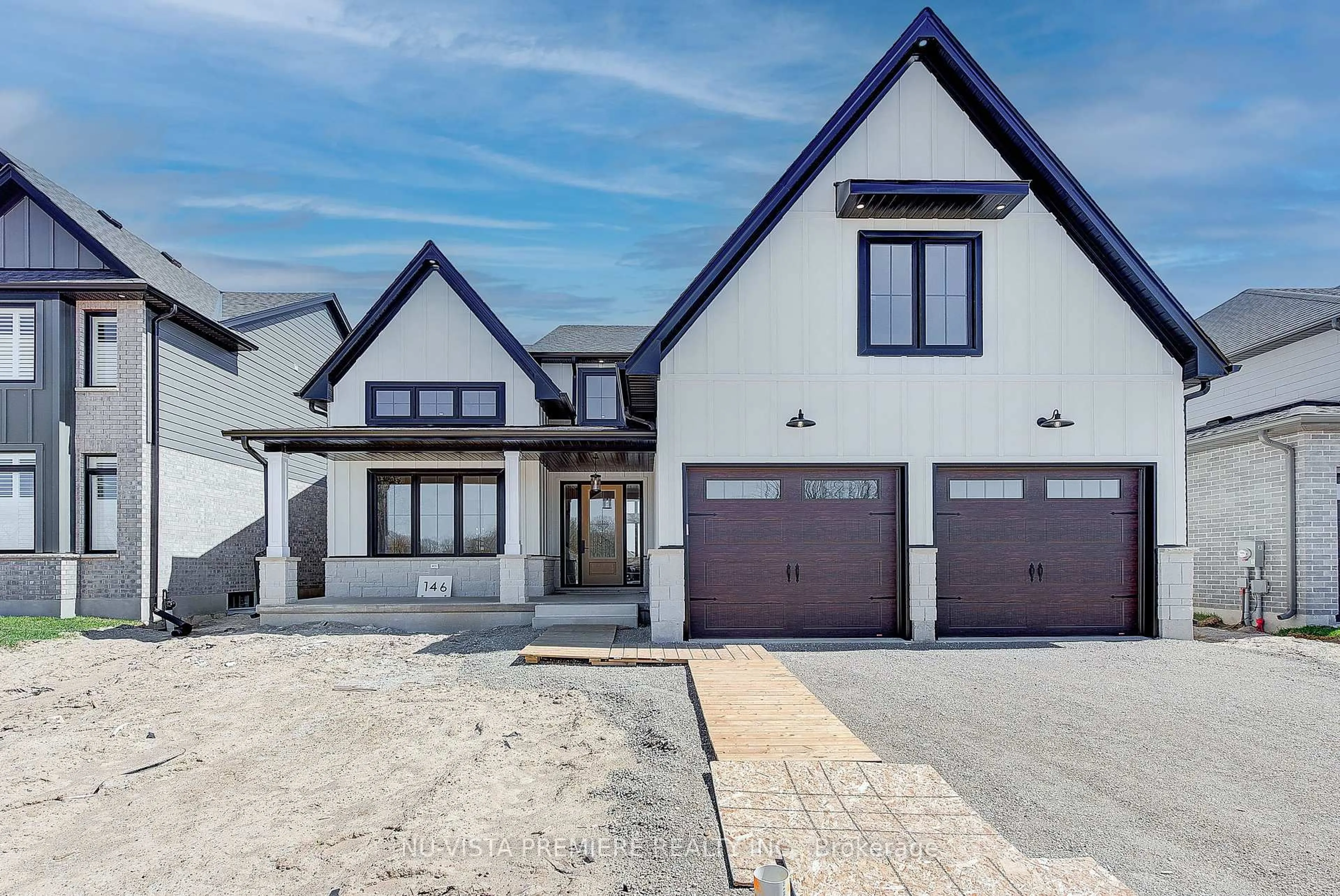 Home with brick exterior material, street for Lot 14 Harvest Lane, Thames Centre Ontario N0L 1G2