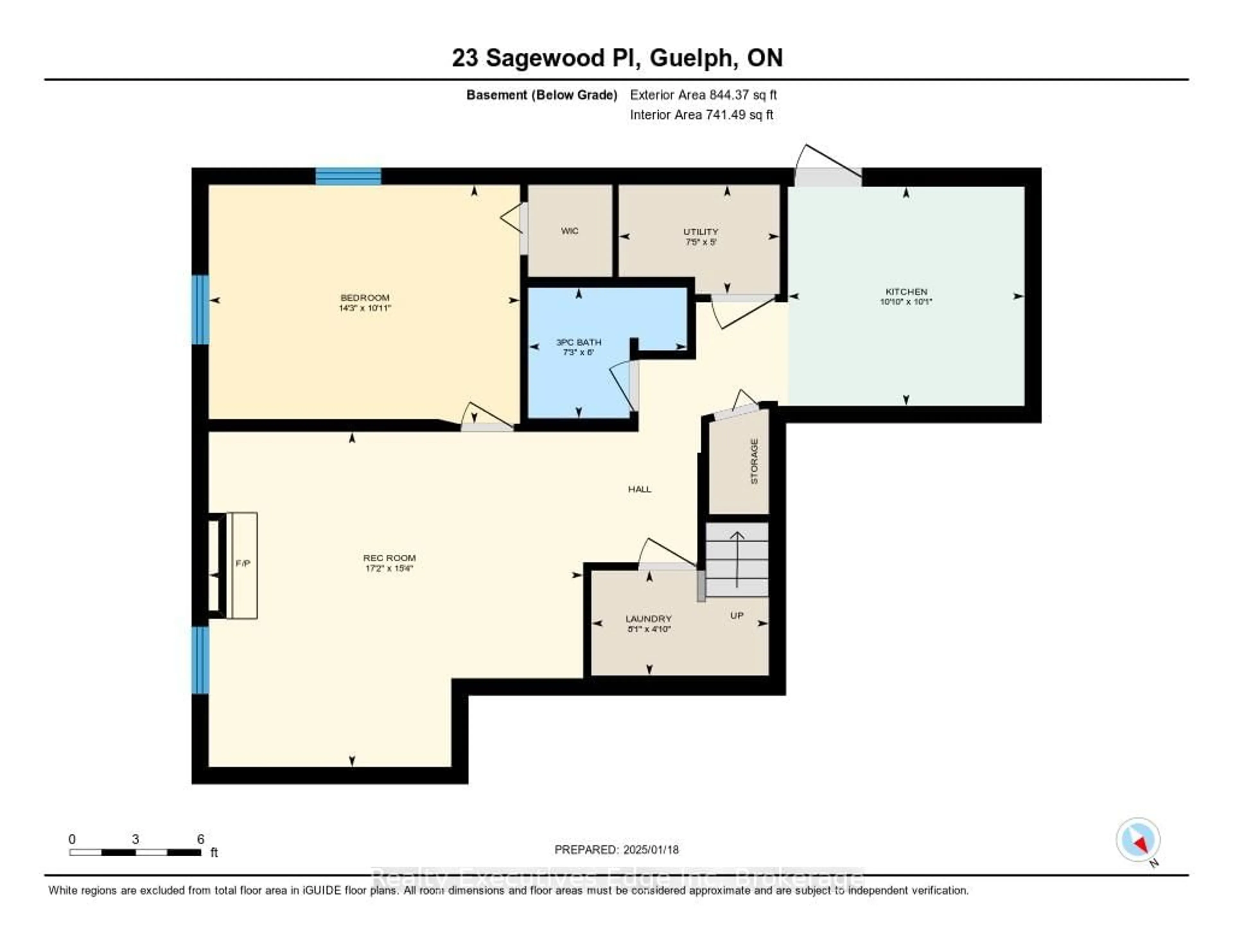 Floor plan for 23 Sagewood Pl, Guelph Ontario N1G 3M8