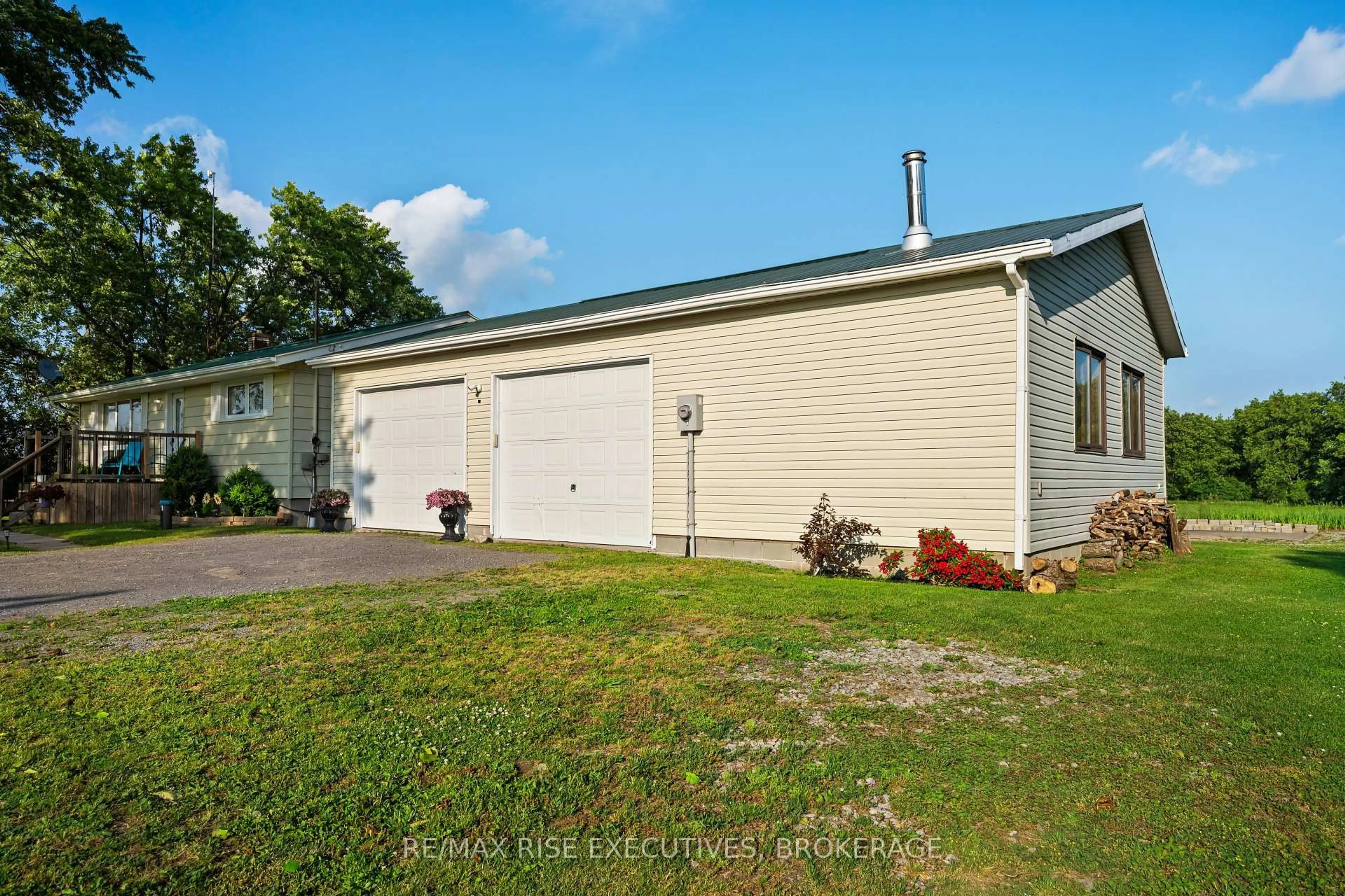 A pic from outside/outdoor area/front of a property/back of a property/a pic from drone, unknown for 3642 Perth Rd, Inverary Ontario K0H 1X0