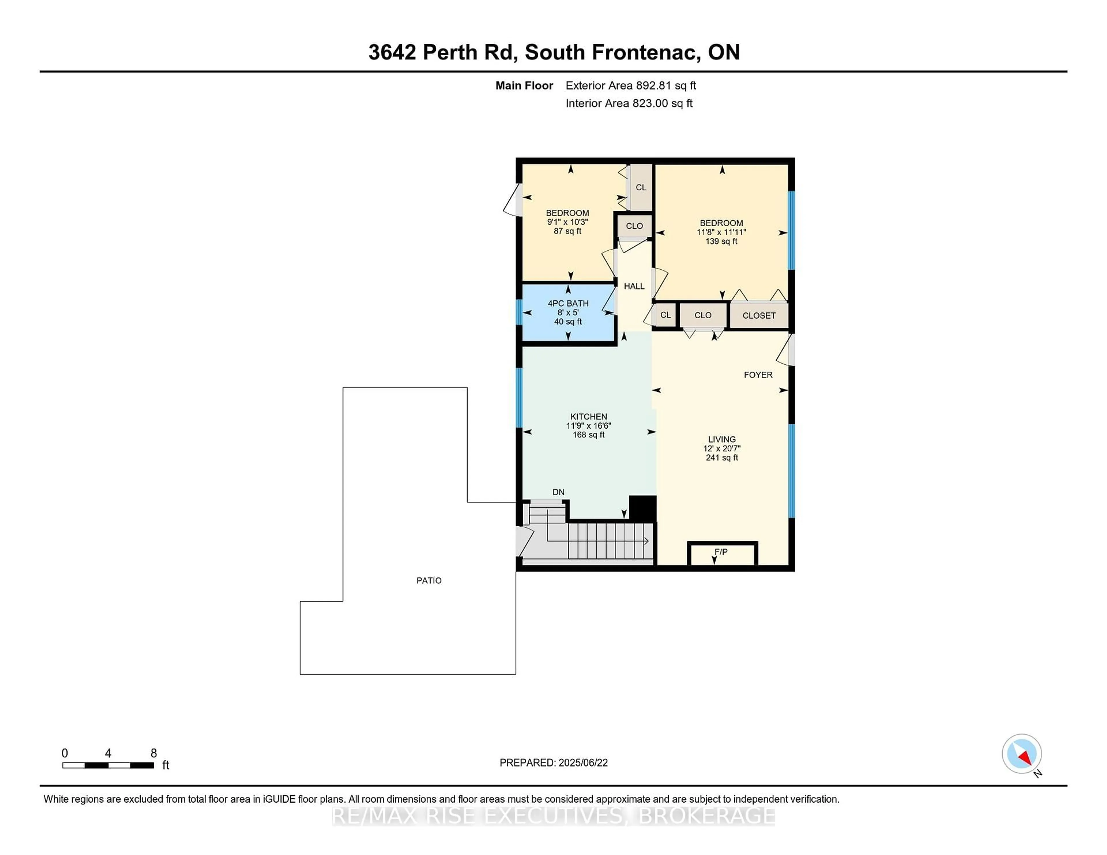 Floor plan for 3642 Perth Rd, Inverary Ontario K0H 1X0