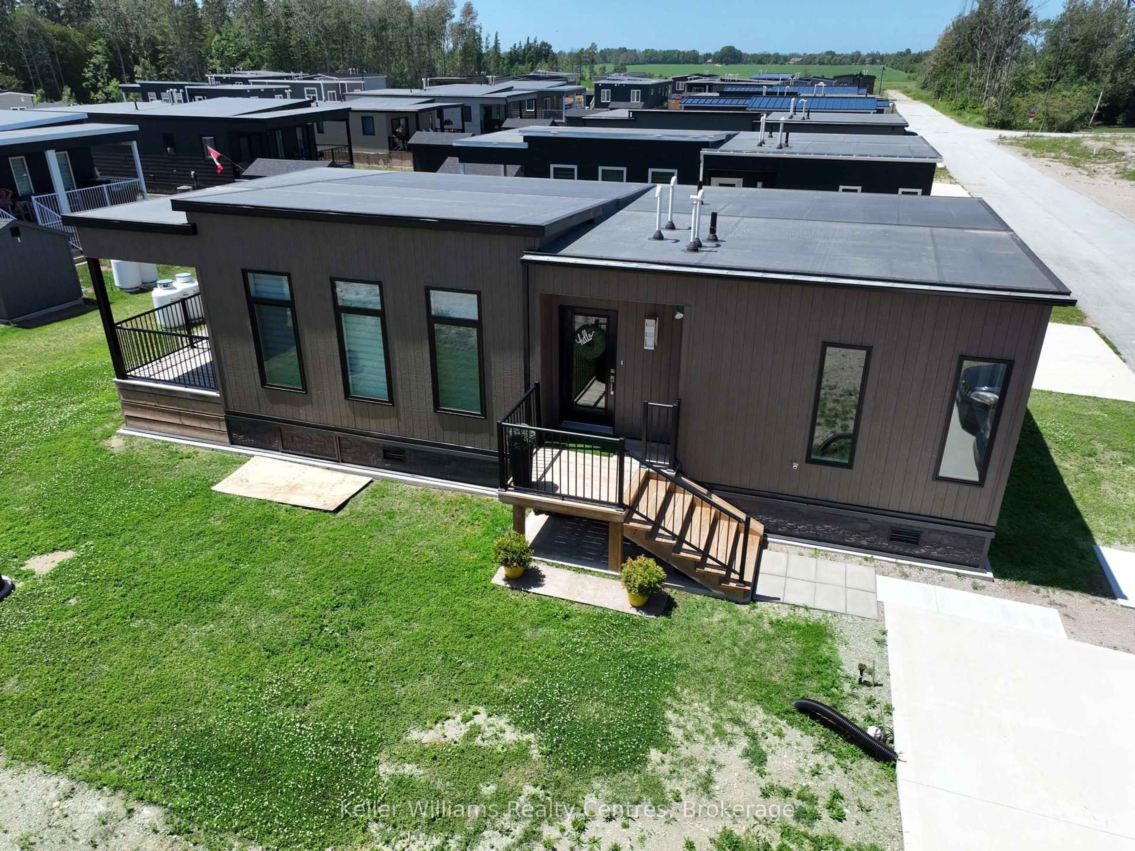 A pic from outside/outdoor area/front of a property/back of a property/a pic from drone, unknown for 5007 Highway 21 Highway #1510, Saugeen Shores Ontario N0H 2C5