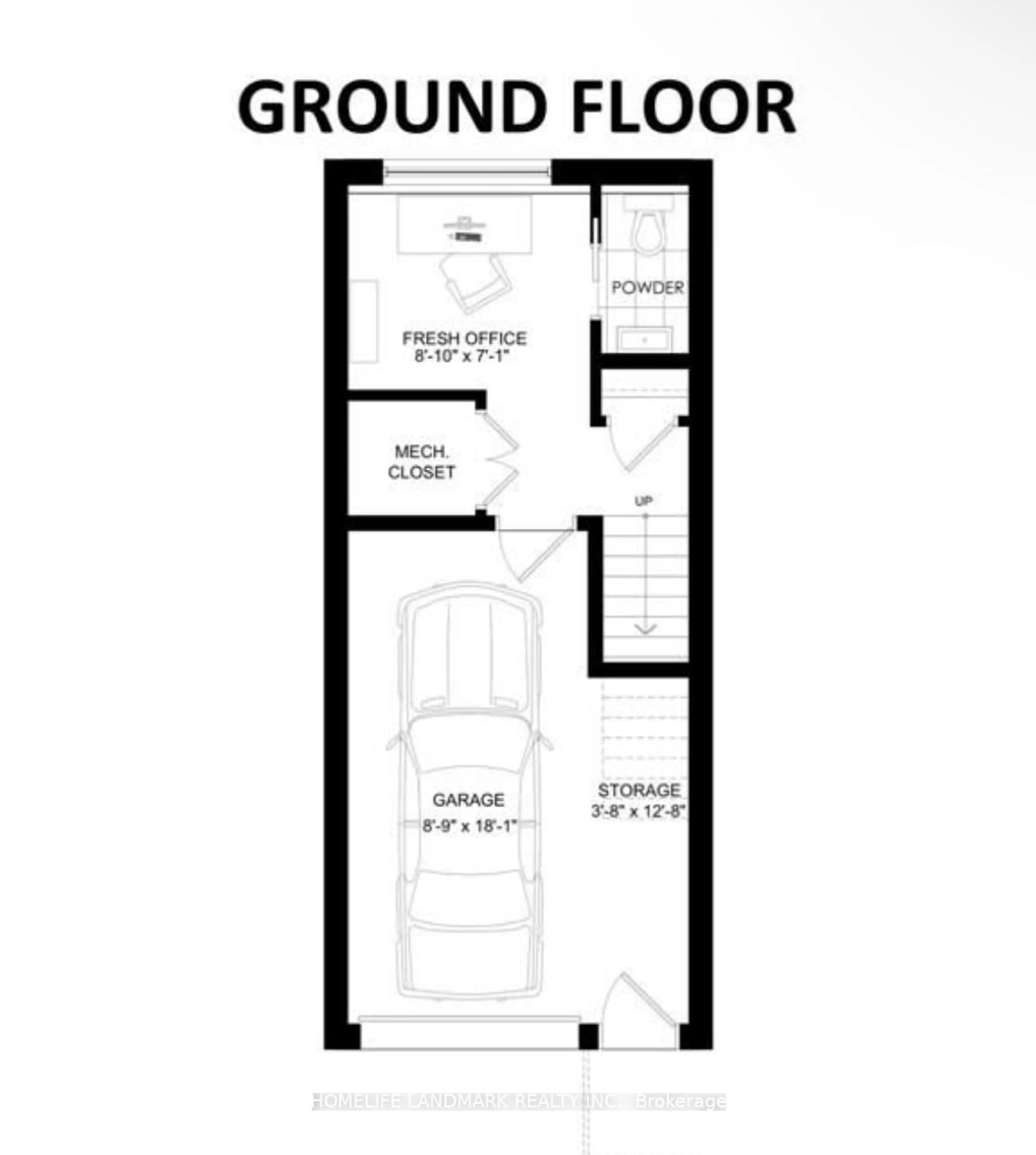 Floor plan for 308 Foliage Private, Ottawa Ontario K2H 0C5