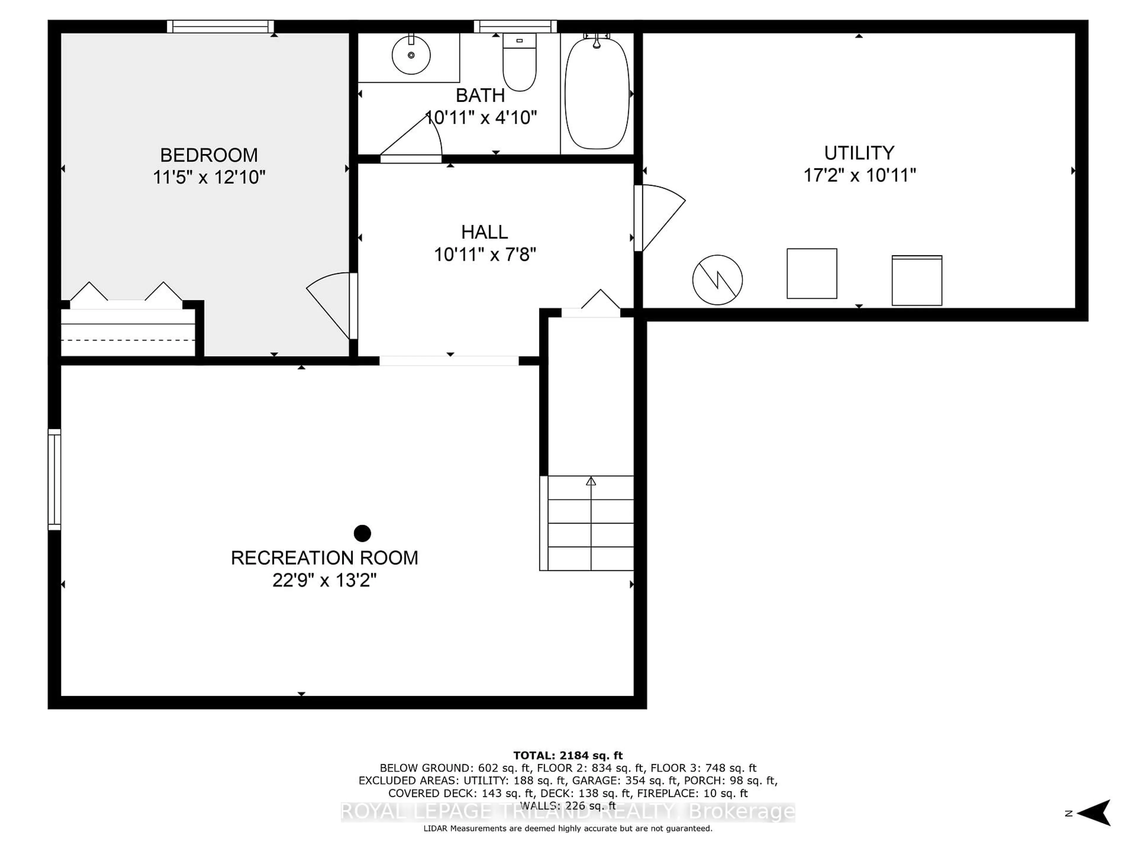 Floor plan for 40 David Blackwood Dr, Sarnia Ontario N7W 1C1