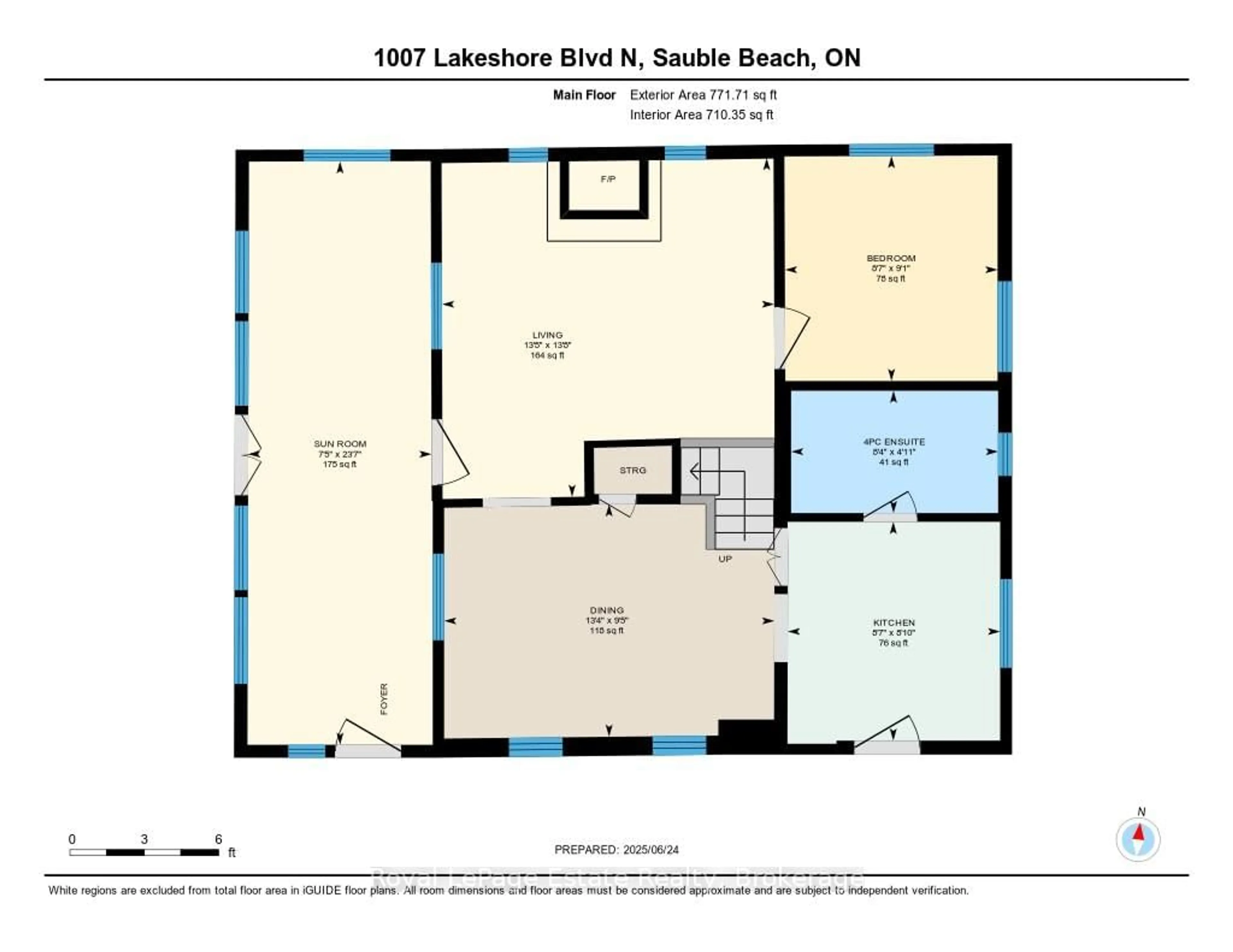 Floor plan for 1007 Lakeshore Blvd, South Bruce Peninsula Ontario N0H 2G0